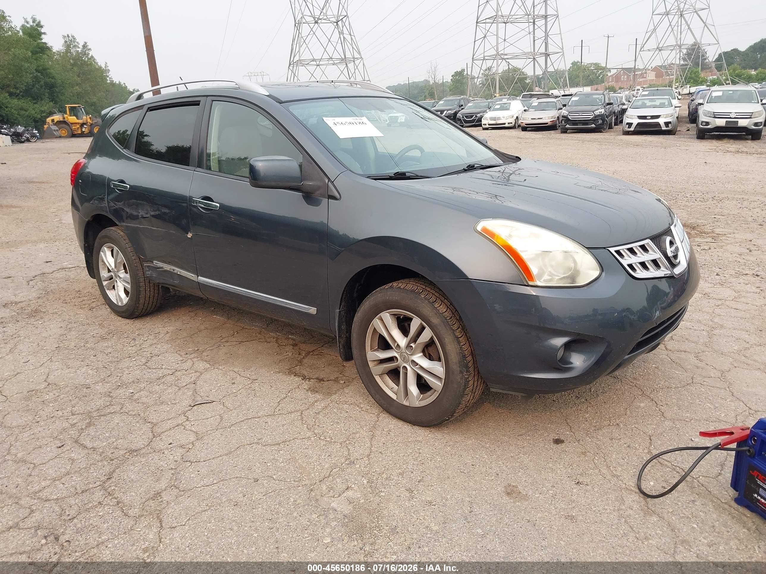 2012 Nissan Rogue Sv Dark Blue vin: JN8AS5MV1CW703694