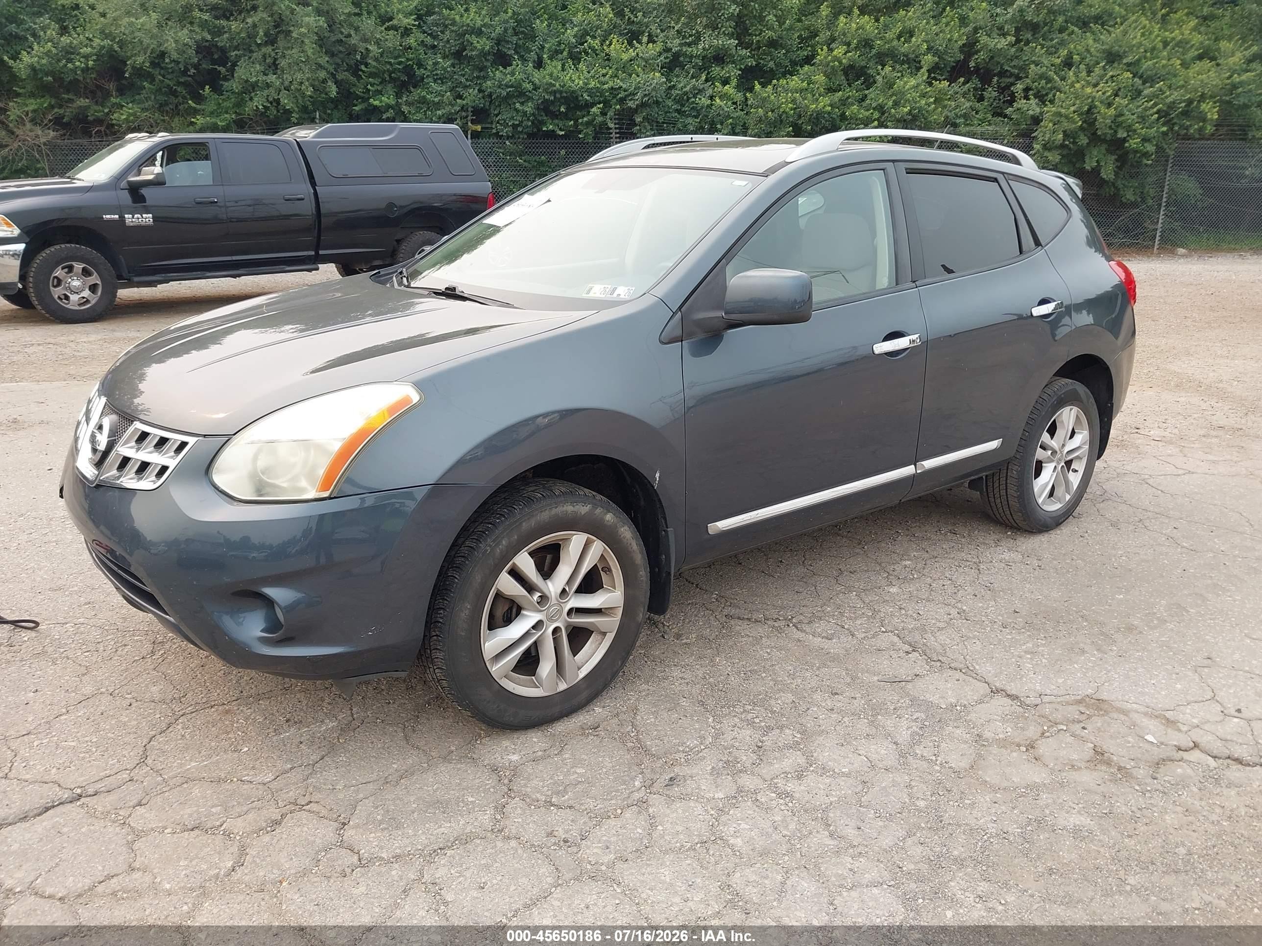 2012 Nissan Rogue Sv Dark Blue vin: JN8AS5MV1CW703694