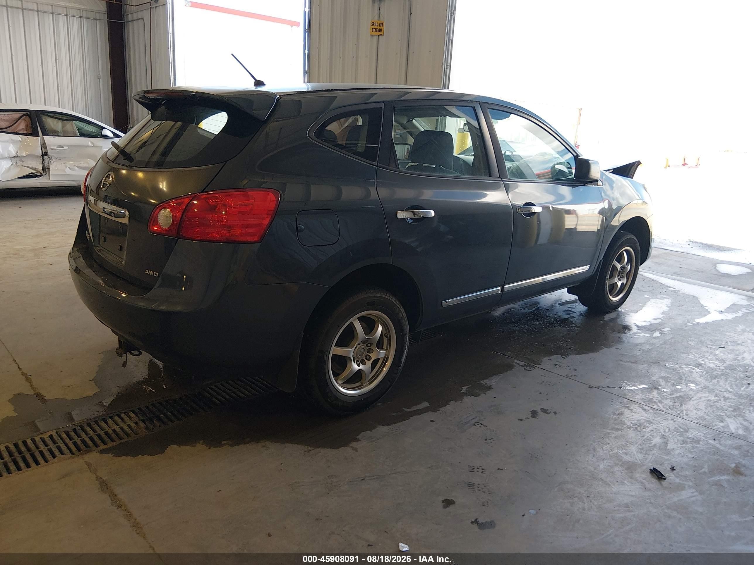 2012 Nissan Rogue S Gray vin: JN8AS5MV1CW705056
