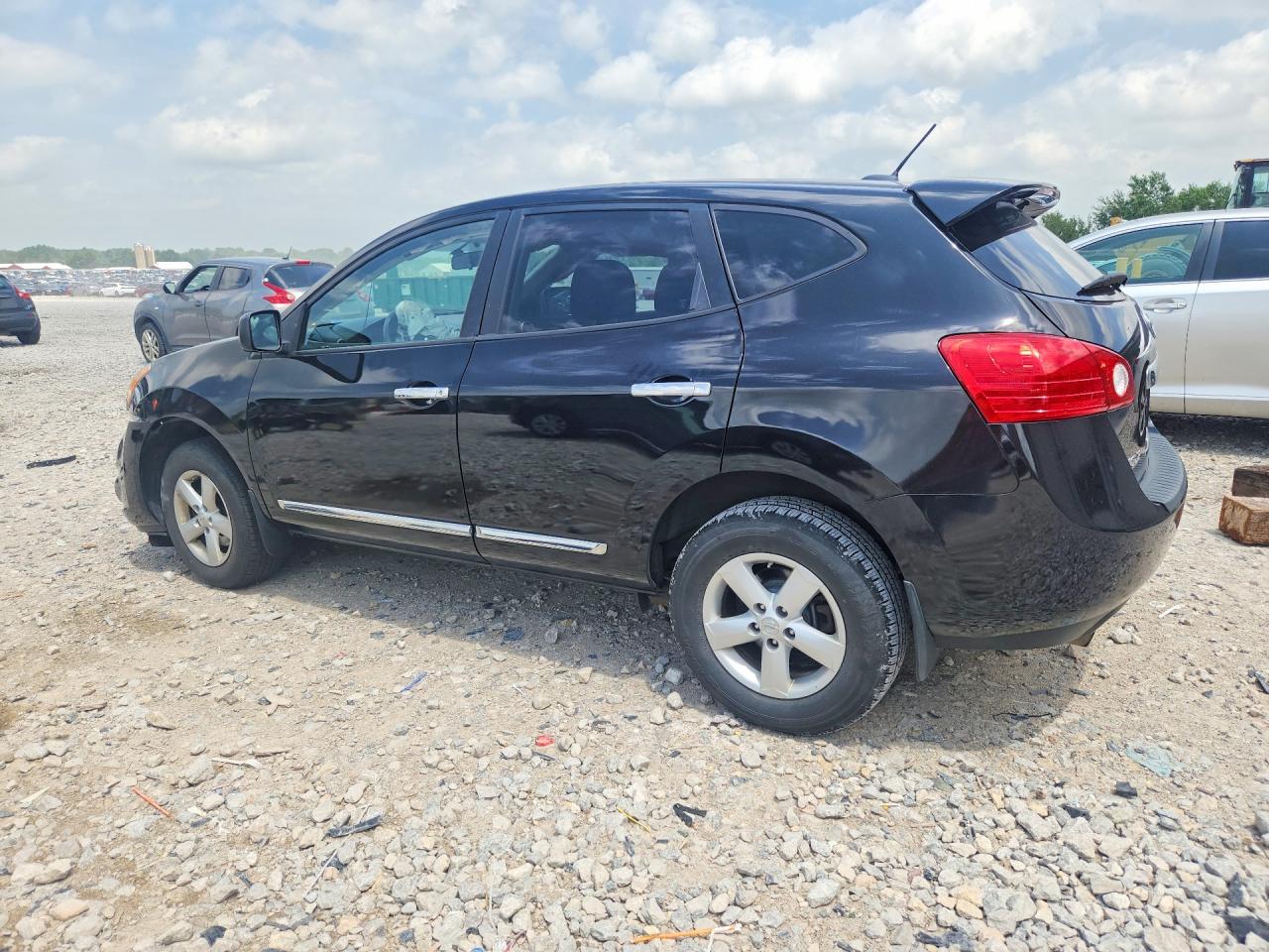 2012 Nissan Rogue S Black vin: JN8AS5MV1CW707969