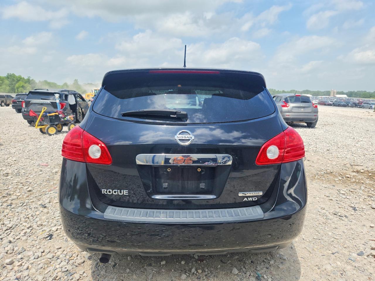 2012 Nissan Rogue S Black vin: JN8AS5MV1CW707969