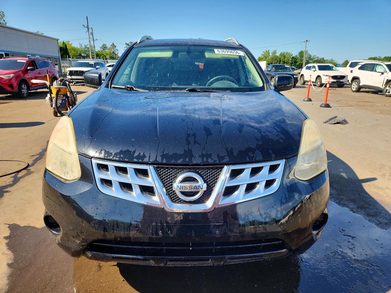 2012 Nissan Rogue S Black vin: JN8AS5MV1CW715442