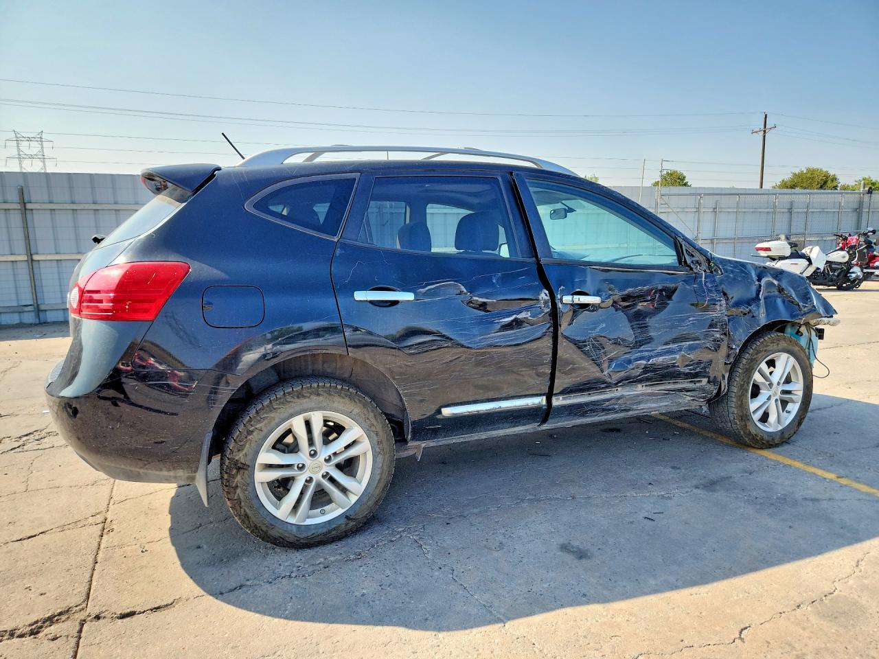 2012 Nissan Rogue S Черный vin: JN8AS5MV1CW716932