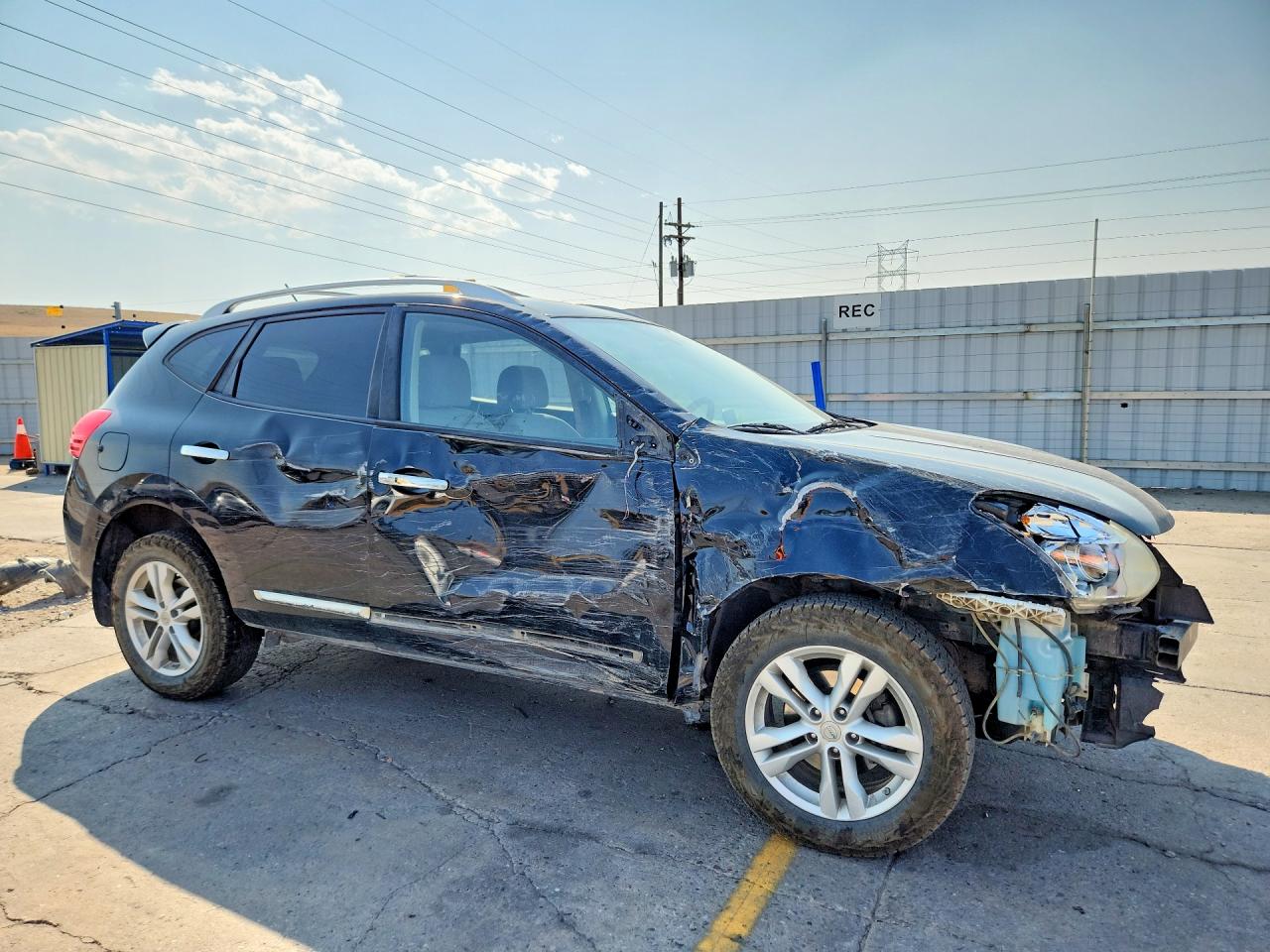 2012 Nissan Rogue S Черный vin: JN8AS5MV1CW716932