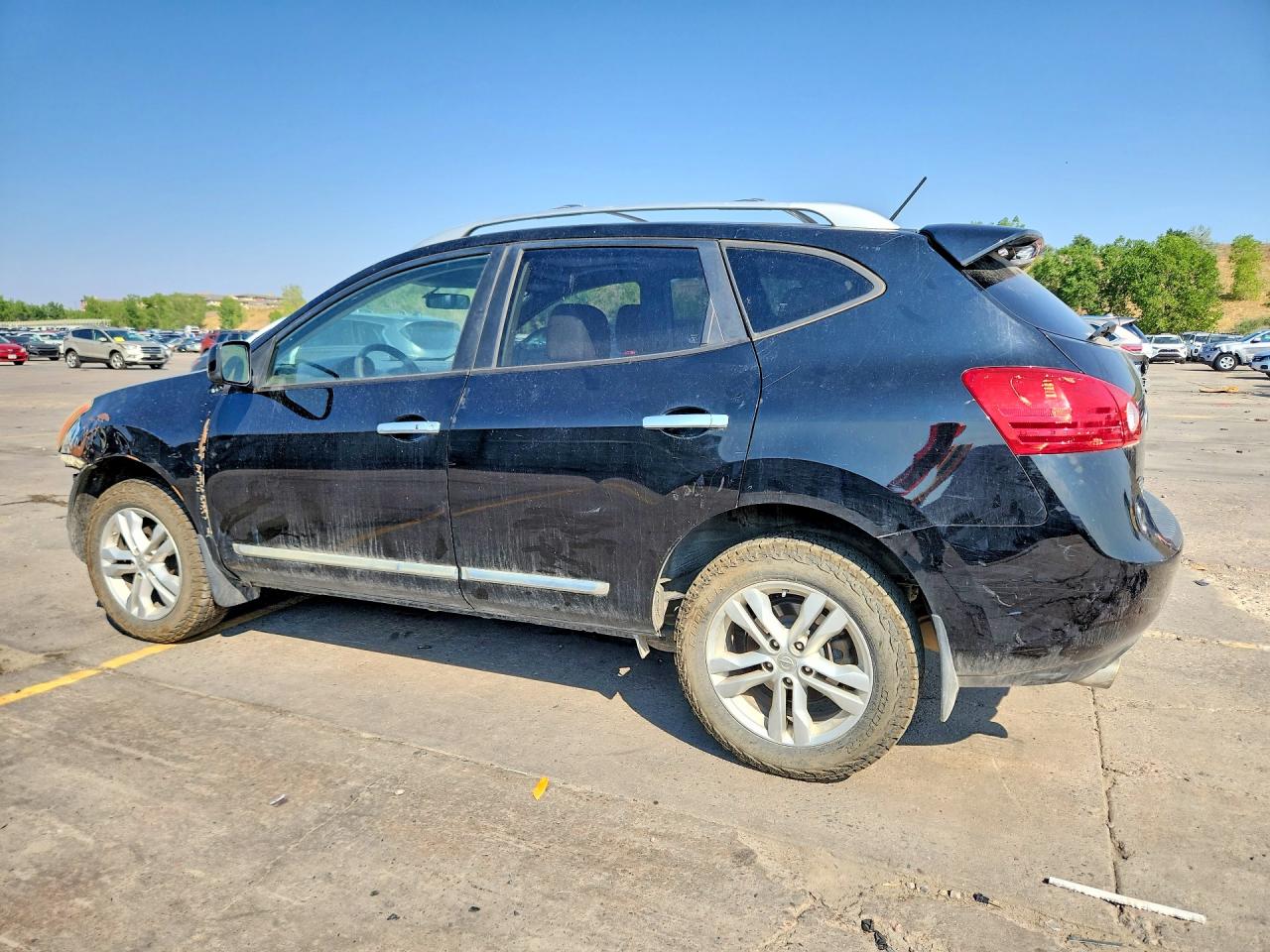 2012 Nissan Rogue S Черный vin: JN8AS5MV1CW716932