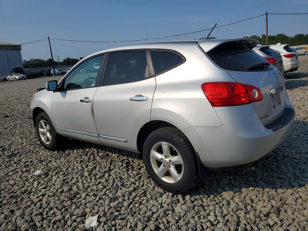 2013 Nissan Rogue S Silver vin: JN8AS5MV1DW103226