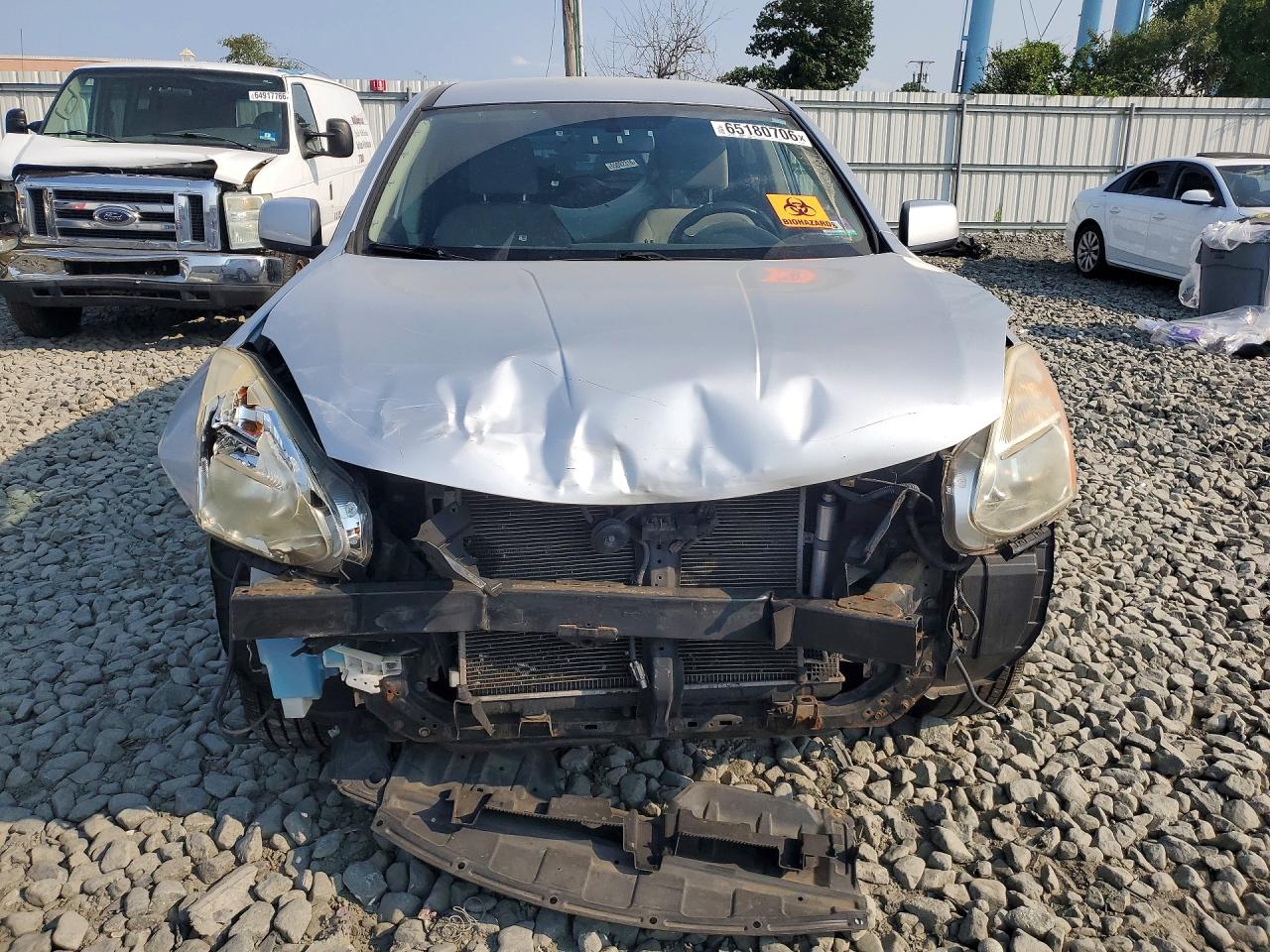 2013 Nissan Rogue S Silver vin: JN8AS5MV1DW103226
