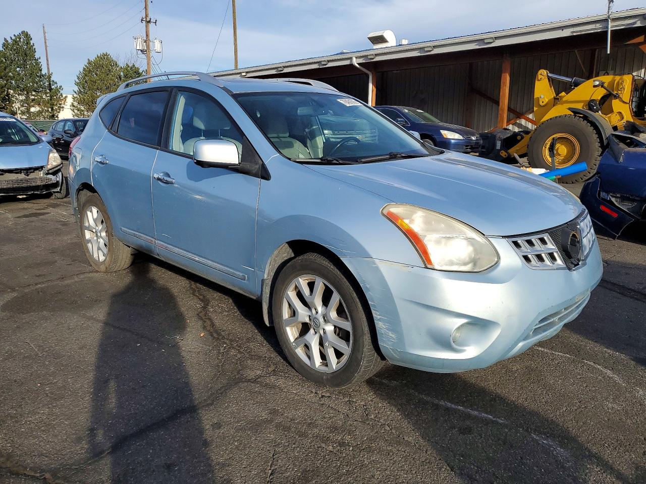 2013 Nissan Rogue S Blue vin: JN8AS5MV1DW104022