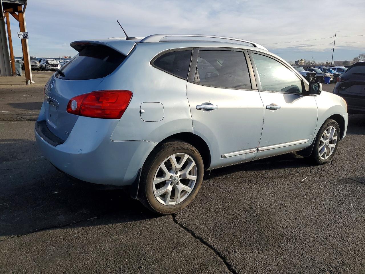 2013 Nissan Rogue S Blue vin: JN8AS5MV1DW104022