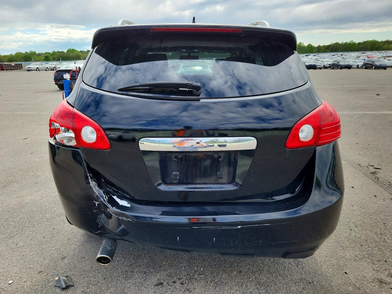 2013 Nissan Rogue S Black vin: JN8AS5MV1DW119944