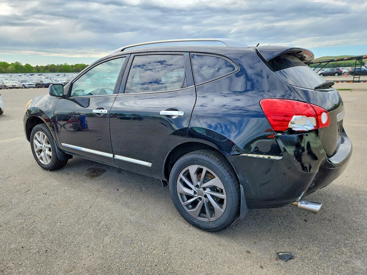 2013 Nissan Rogue S Black vin: JN8AS5MV1DW119944