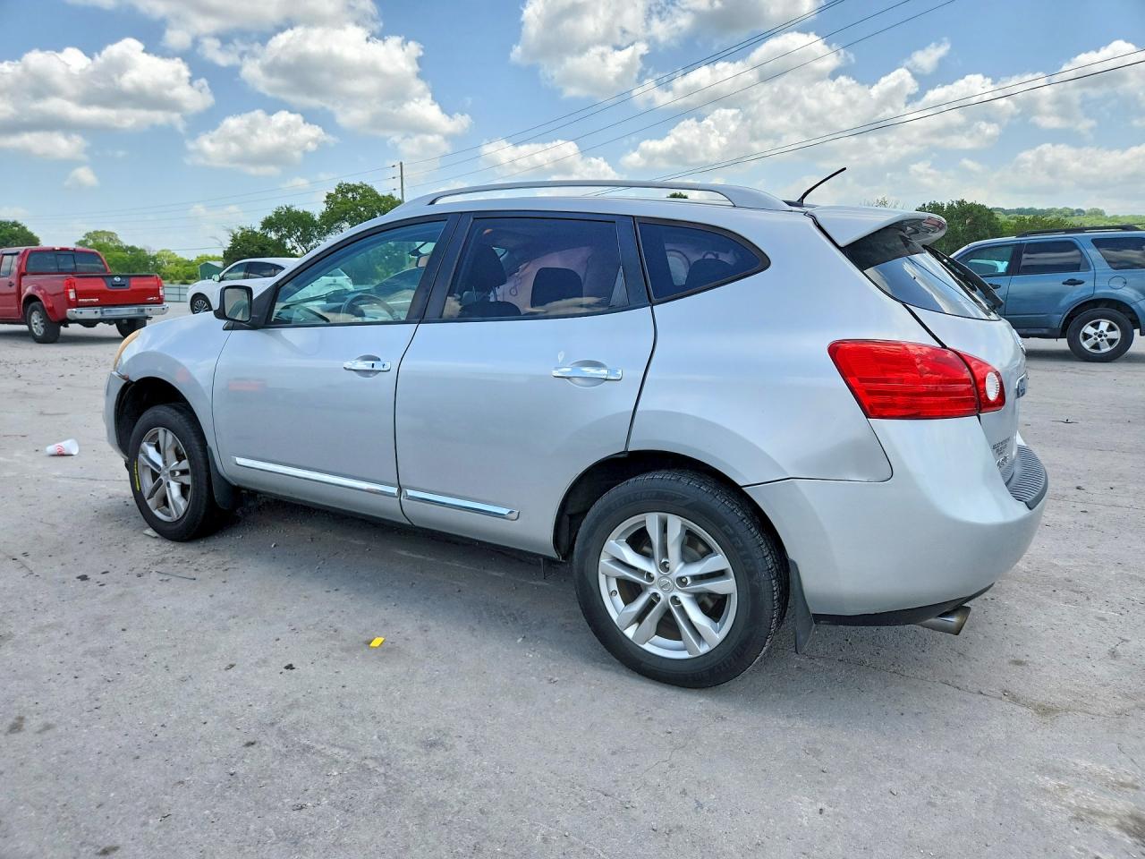 2013 Nissan Rogue S Silver vin: JN8AS5MV1DW127526