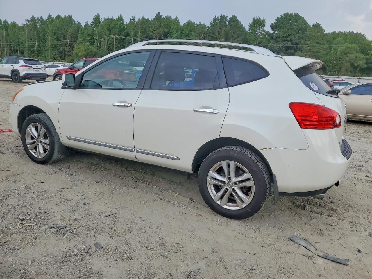 2013 Nissan Rogue S White vin: JN8AS5MV1DW135531