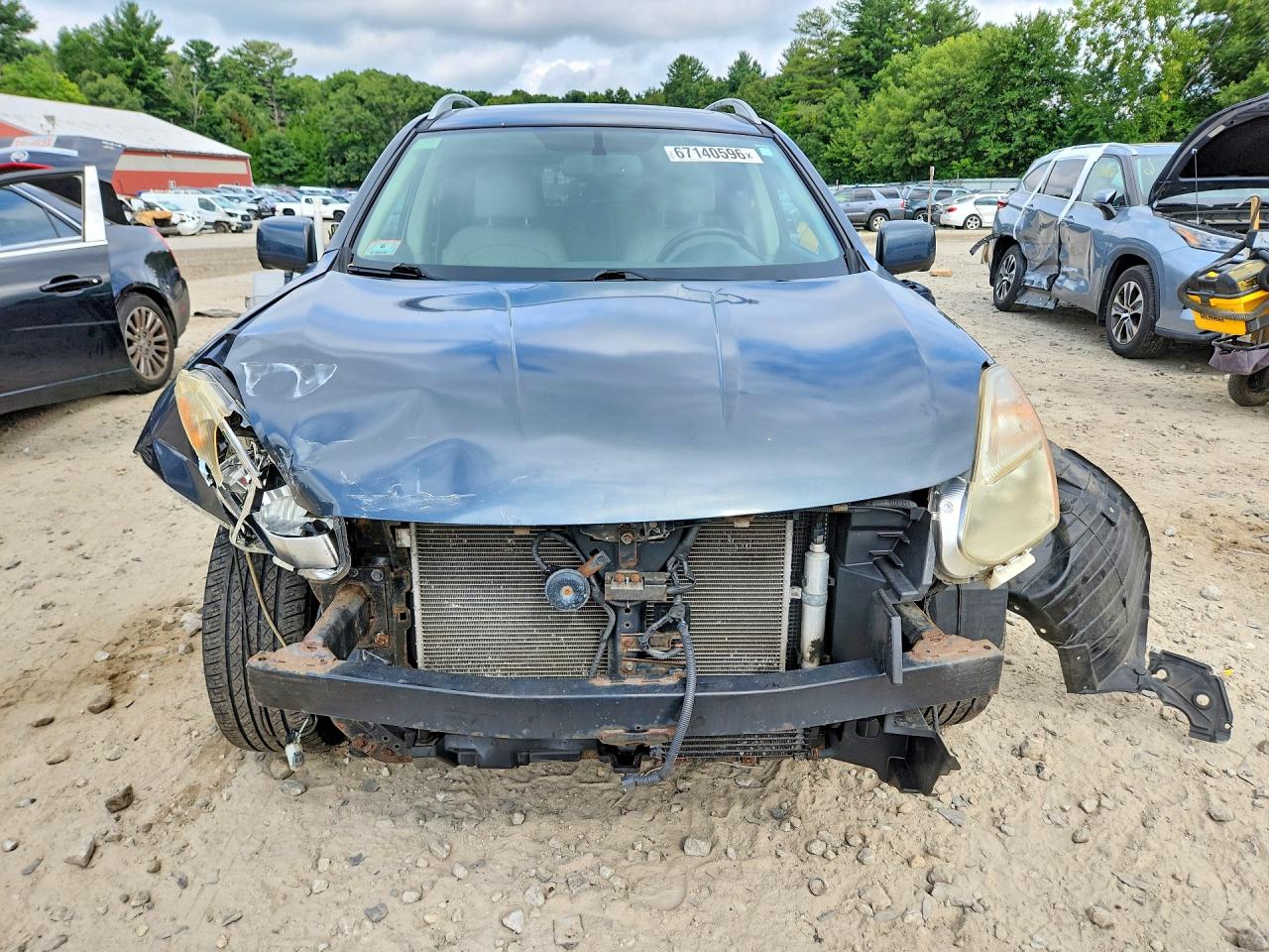 2013 Nissan Rogue S Blue vin: JN8AS5MV1DW137666