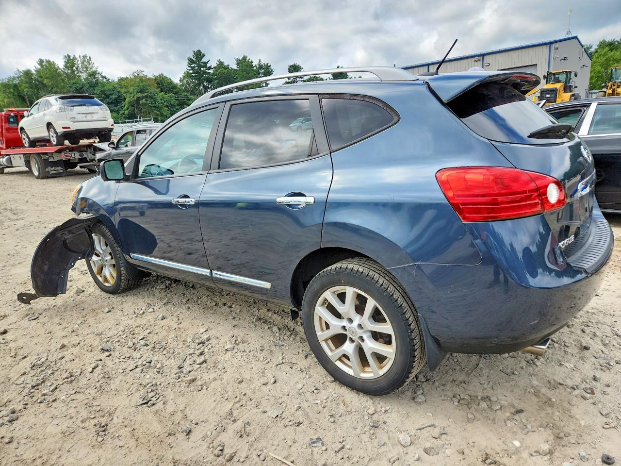 2013 Nissan Rogue S Blue vin: JN8AS5MV1DW137666