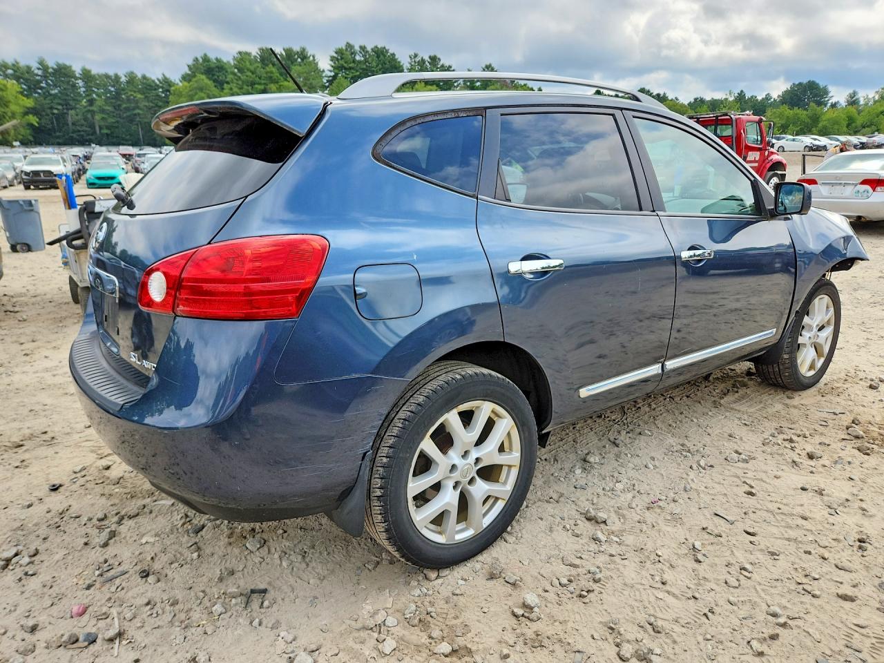2013 Nissan Rogue S Blue vin: JN8AS5MV1DW137666