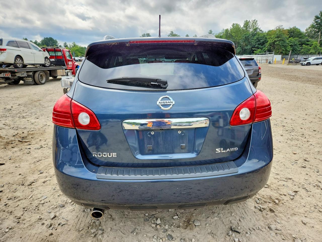 2013 Nissan Rogue S Blue vin: JN8AS5MV1DW137666