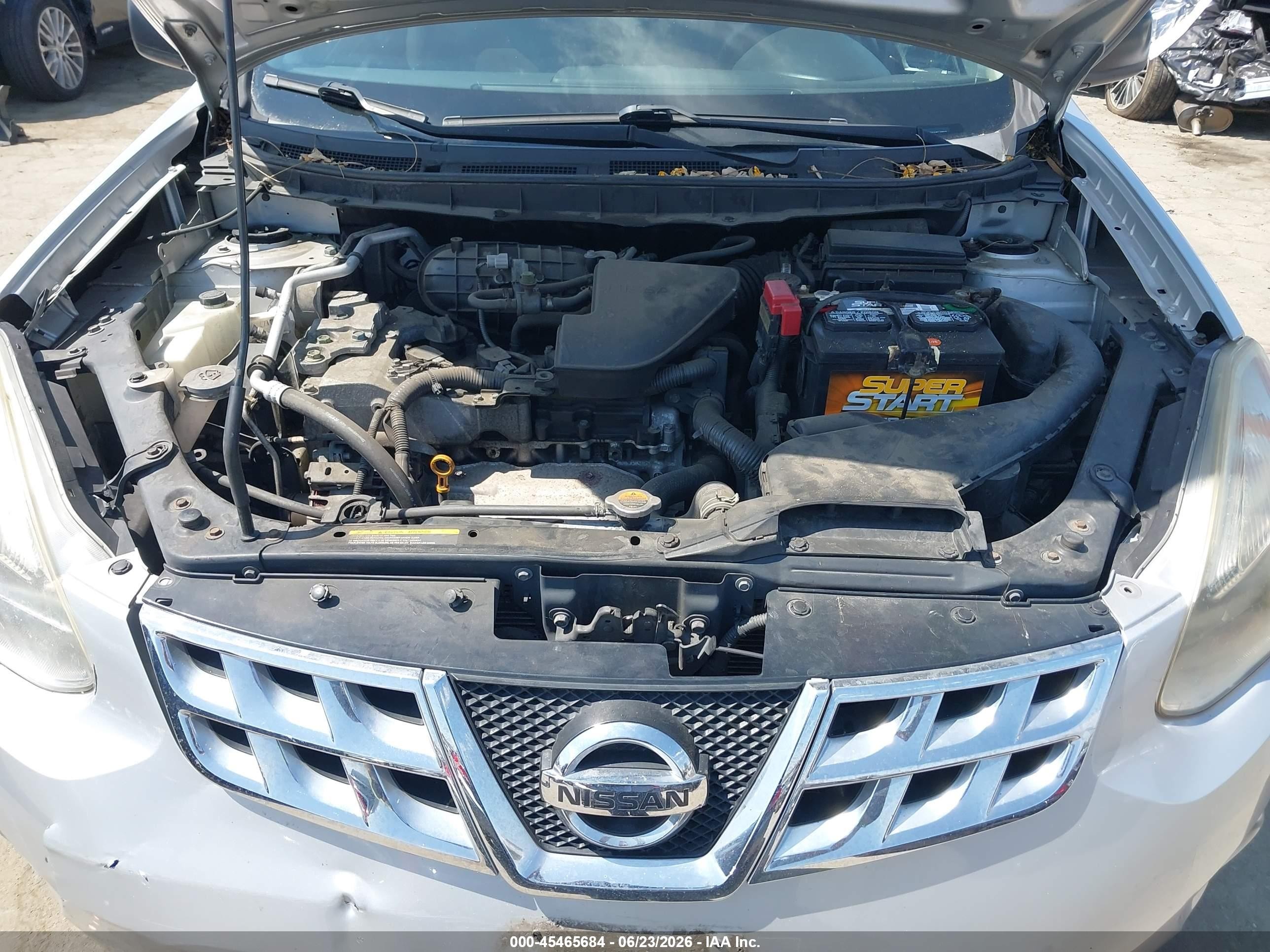 2013 Nissan Rogue S Silver vin: JN8AS5MV1DW139014