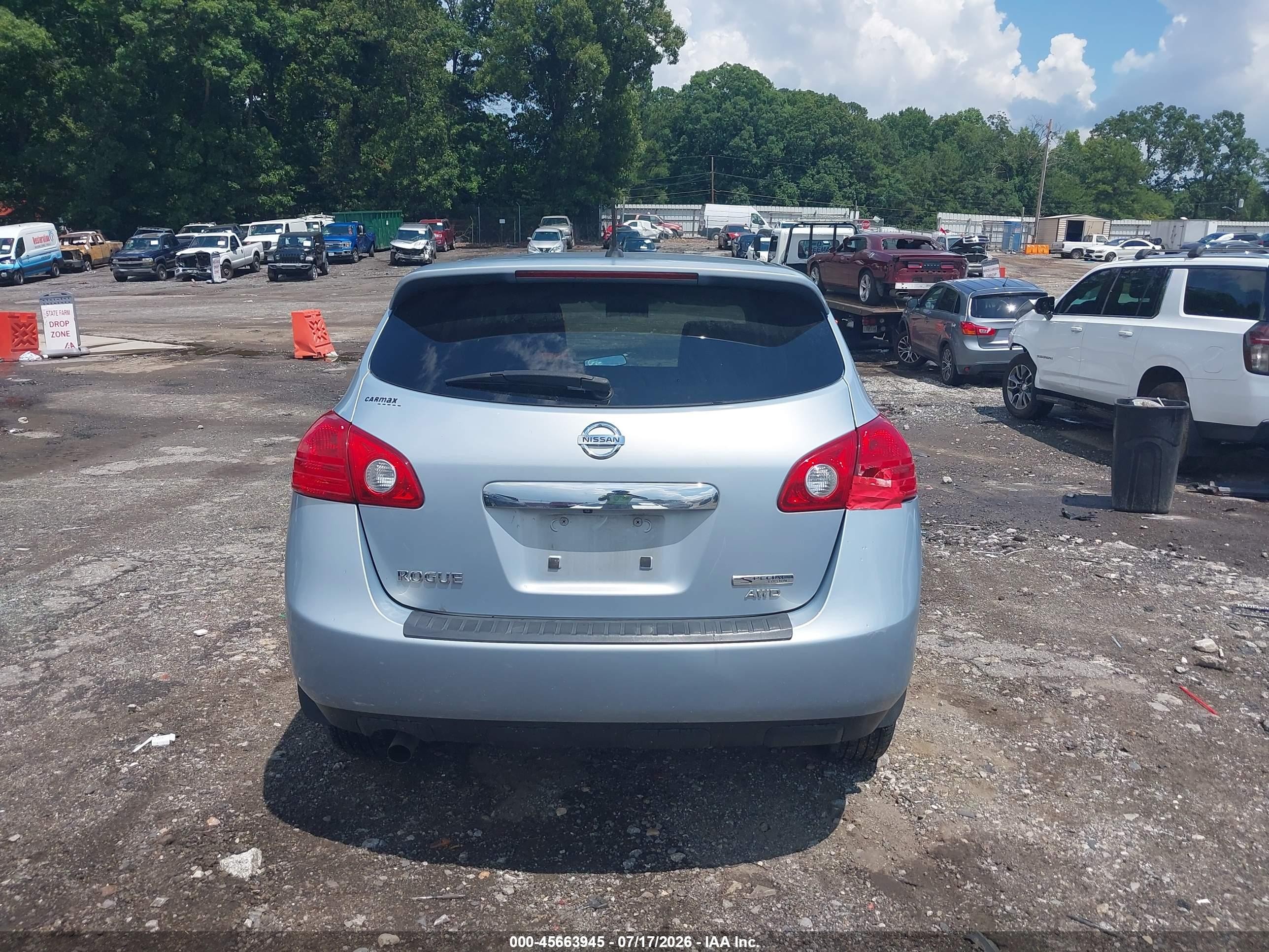 2013 Nissan Rogue S Blue vin: JN8AS5MV1DW140955