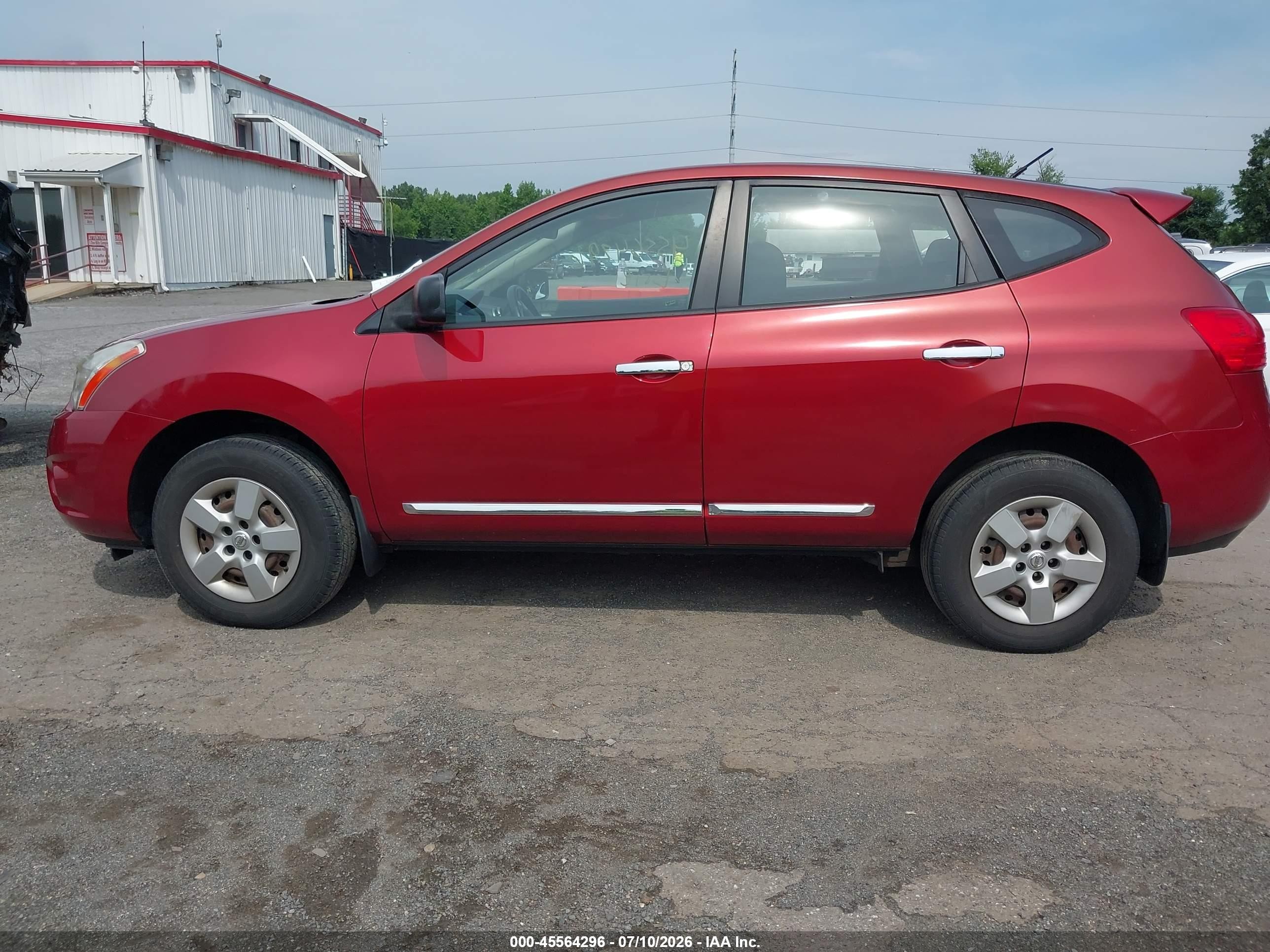 2013 Nissan Rogue S Red vin: JN8AS5MV1DW142849