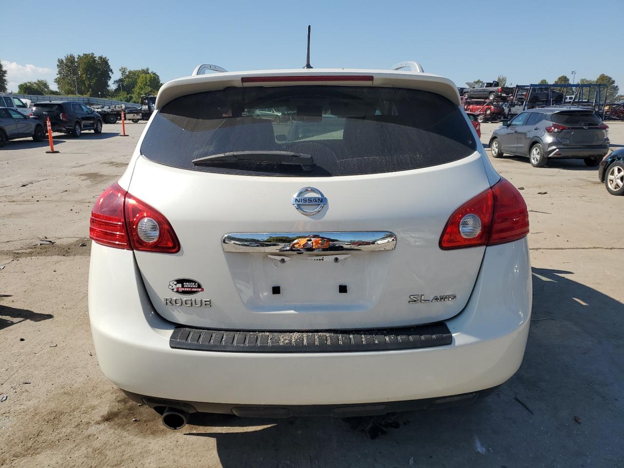 2013 Nissan Rogue S White vin: JN8AS5MV1DW143502