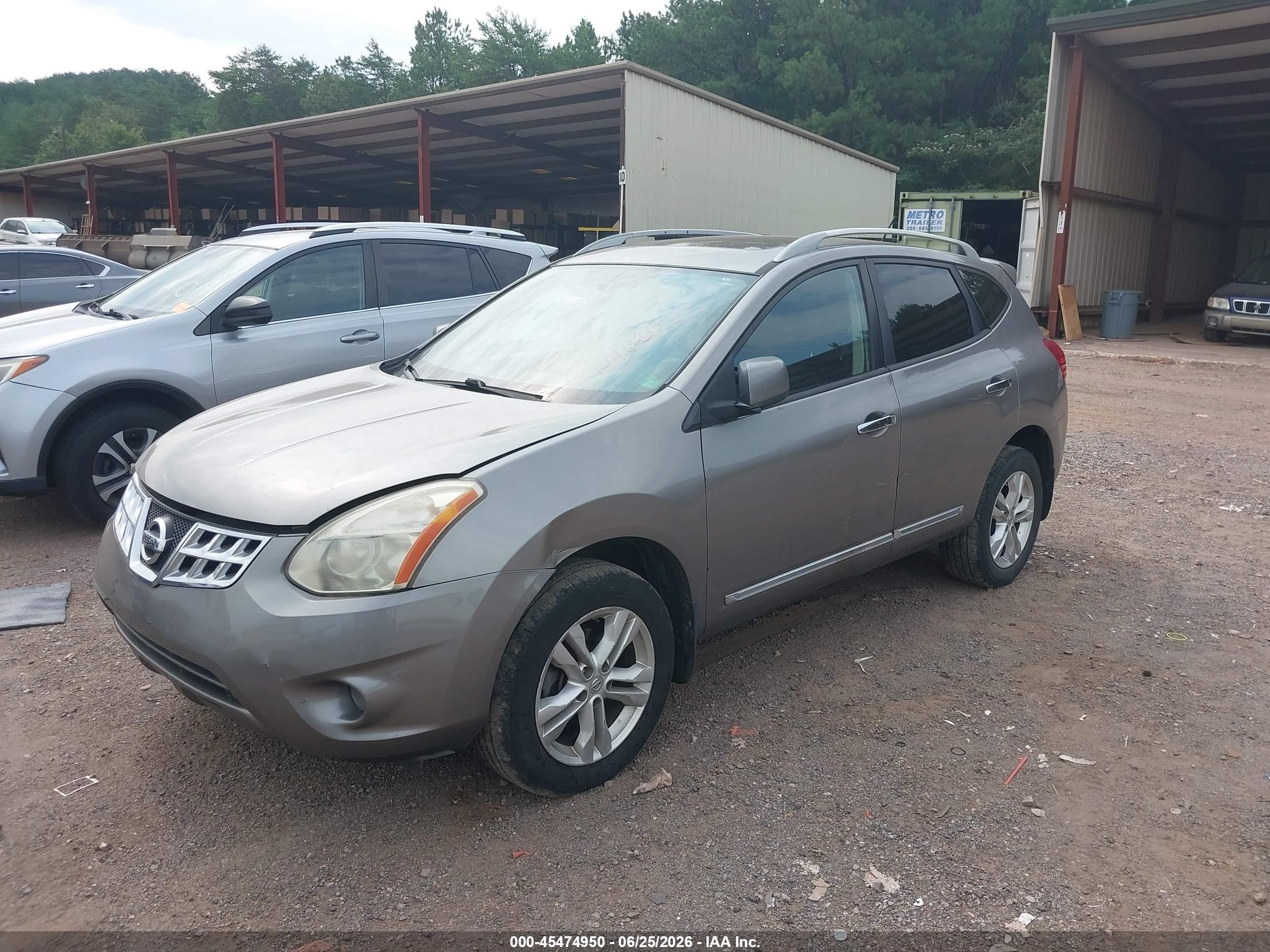 2013 Nissan Rogue Sv Beige vin: JN8AS5MV1DW144620