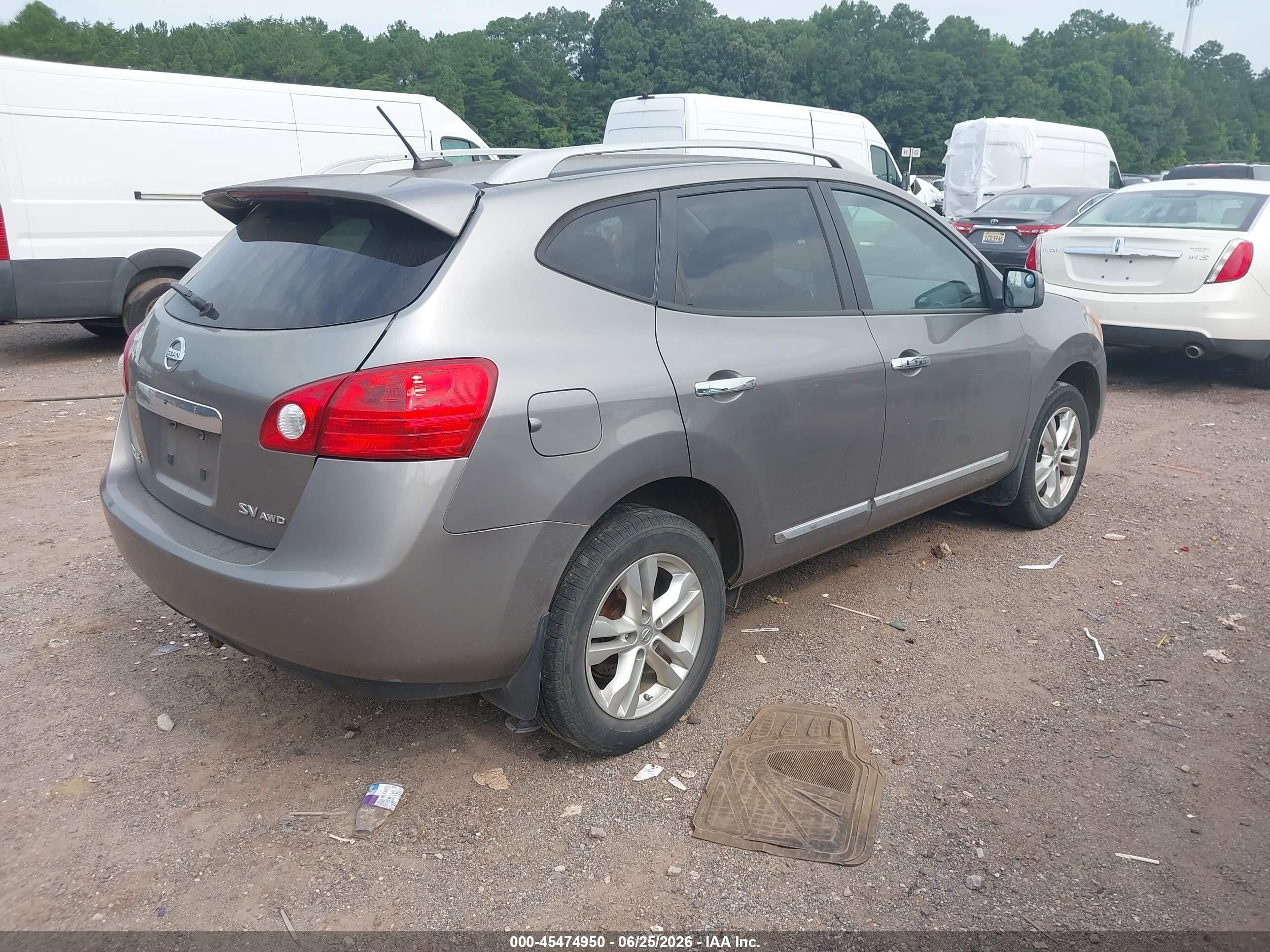 2013 Nissan Rogue Sv Beige vin: JN8AS5MV1DW144620