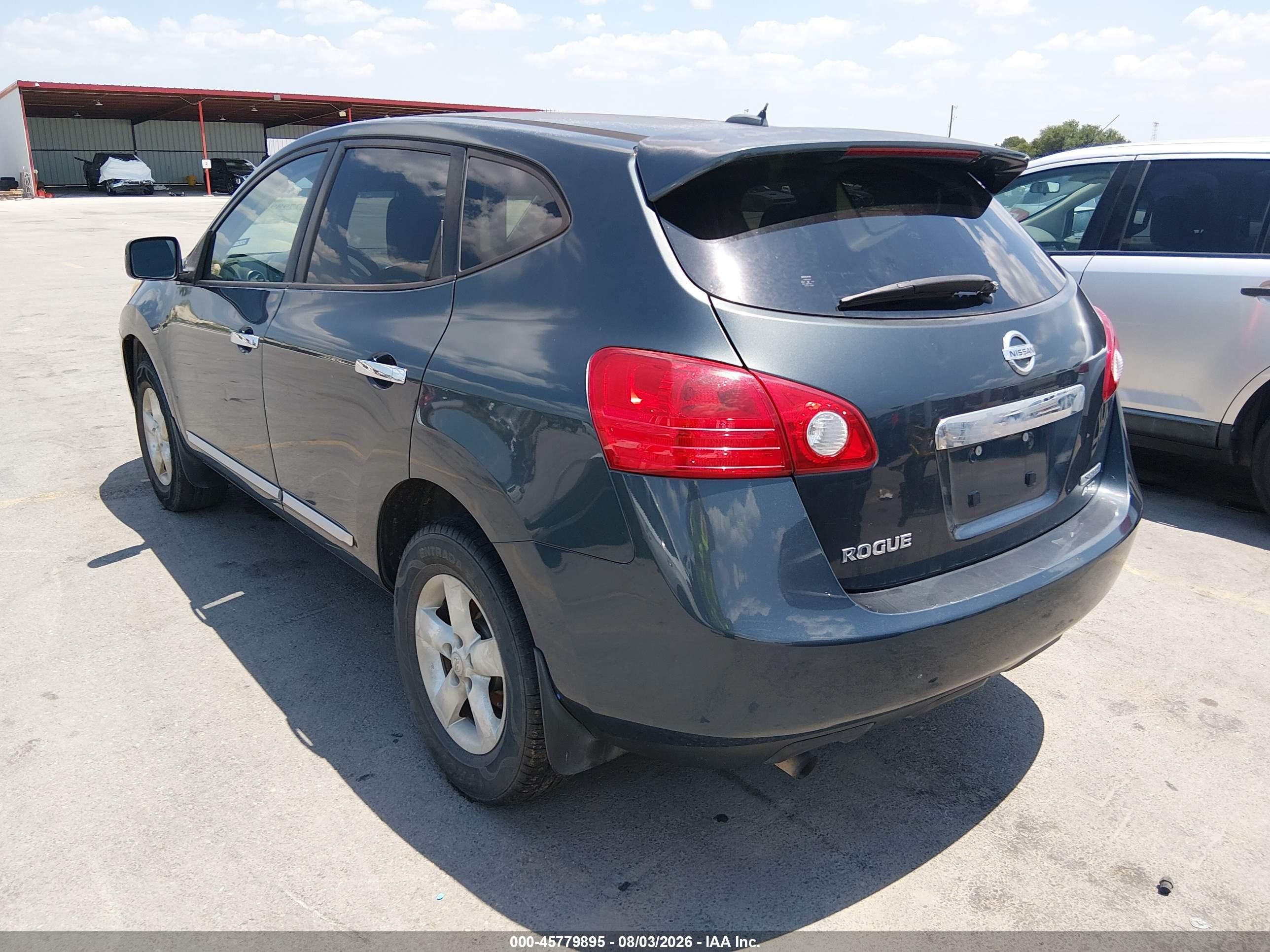 2013 Nissan Rogue S Gray vin: JN8AS5MV1DW600518