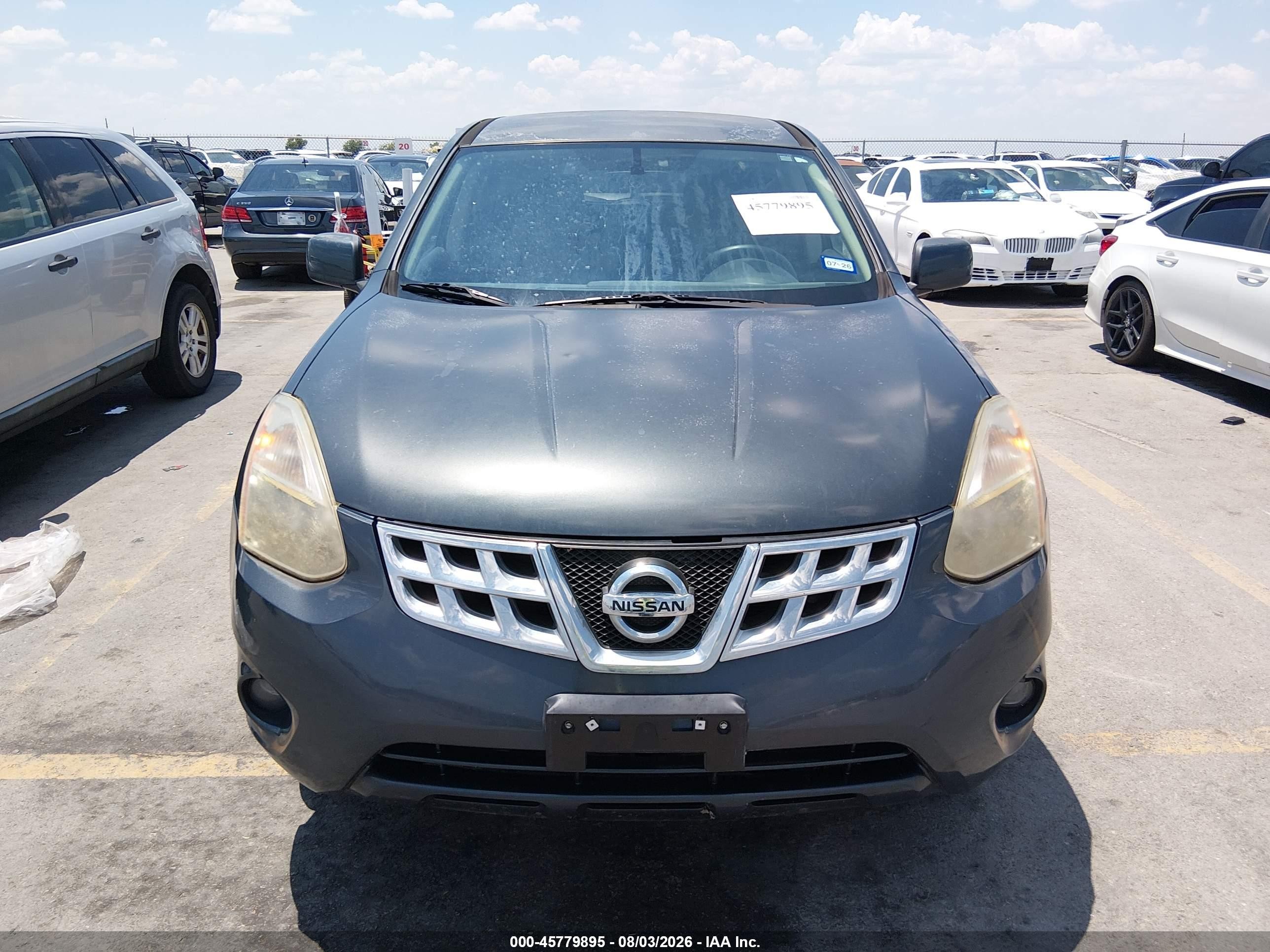 2013 Nissan Rogue S Gray vin: JN8AS5MV1DW600518