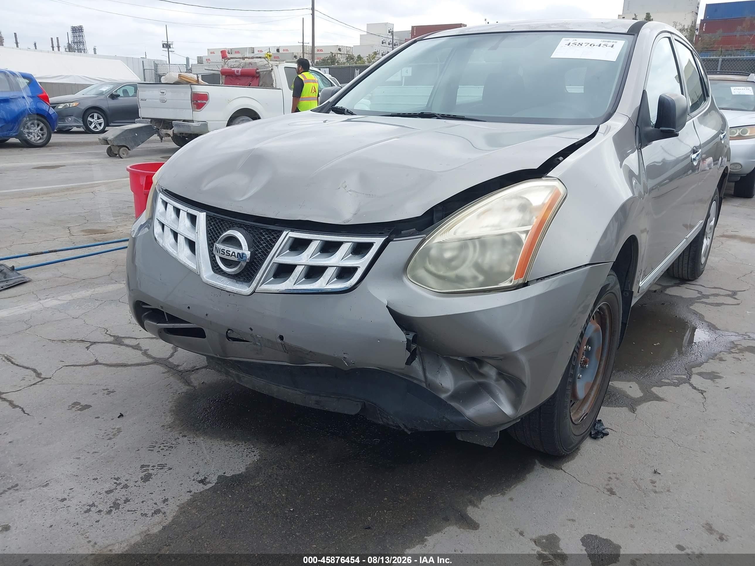 2013 Nissan Rogue S Gray vin: JN8AS5MV1DW601331