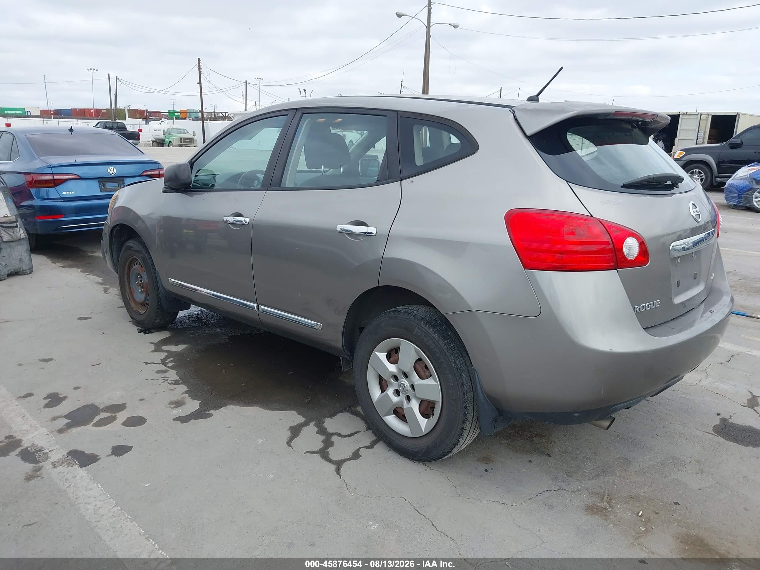 2013 Nissan Rogue S Gray vin: JN8AS5MV1DW601331
