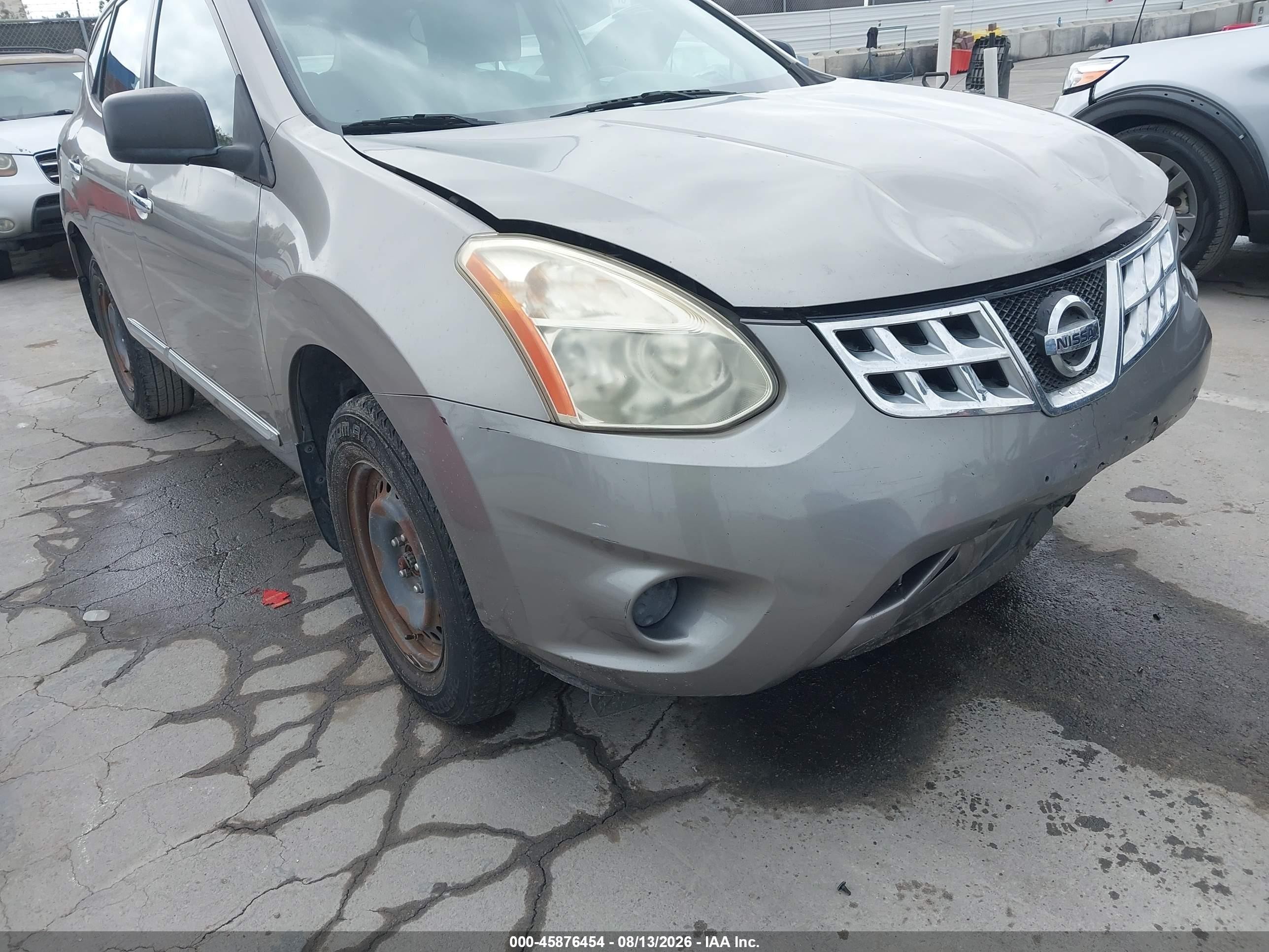 2013 Nissan Rogue S Gray vin: JN8AS5MV1DW601331