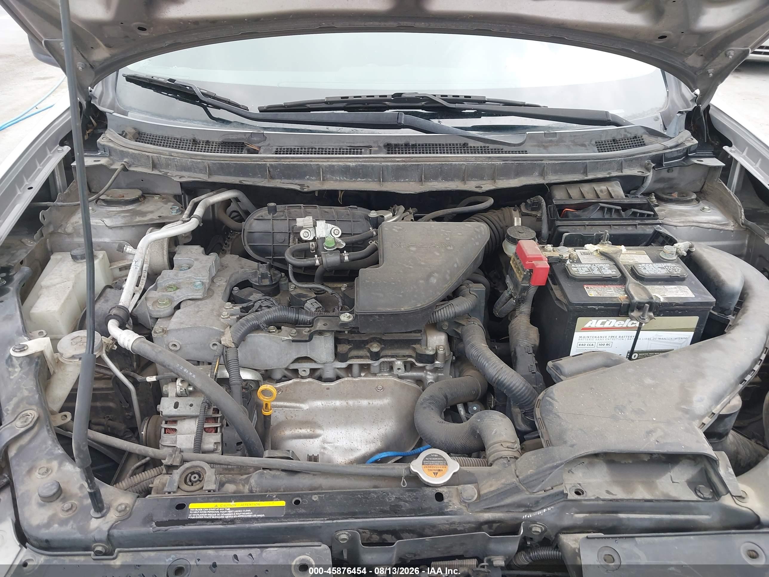 2013 Nissan Rogue S Gray vin: JN8AS5MV1DW601331