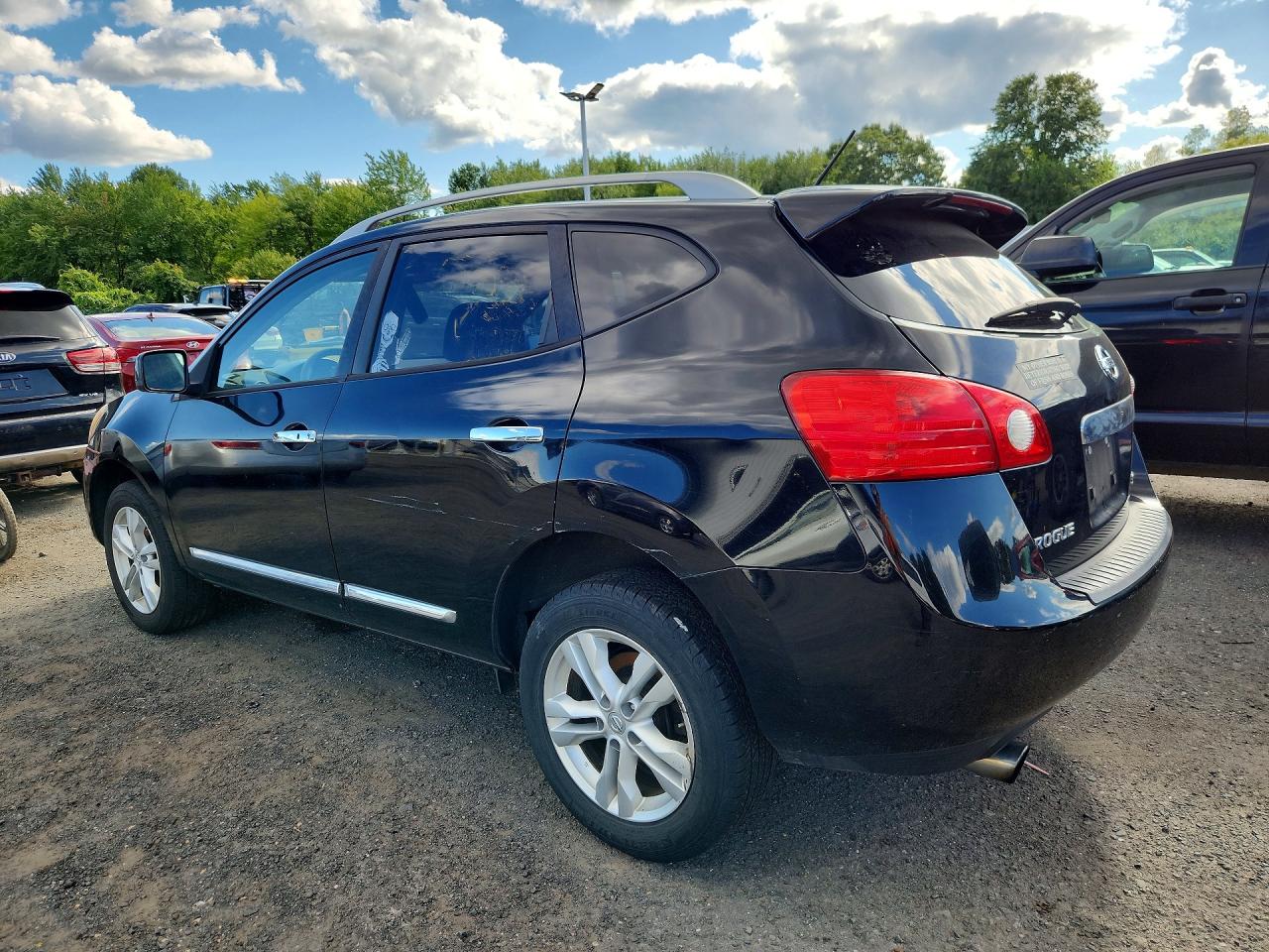 2013 Nissan Rogue S Black vin: JN8AS5MV1DW604326