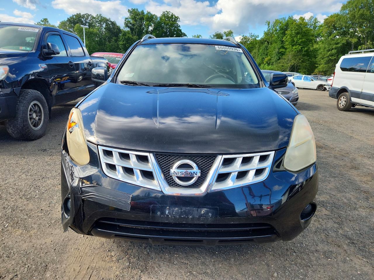 2013 Nissan Rogue S Black vin: JN8AS5MV1DW604326