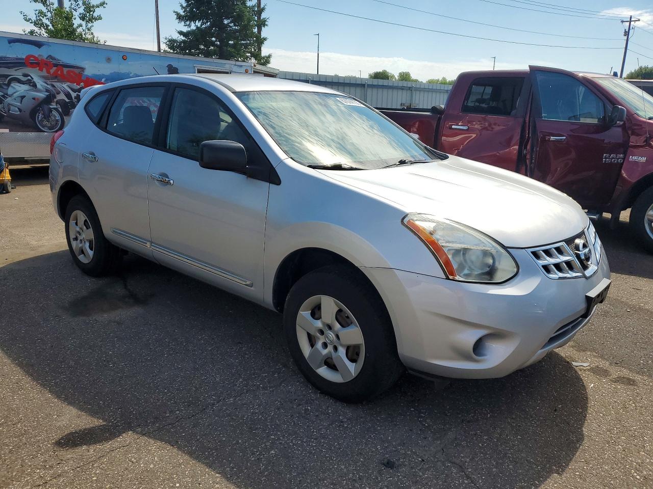 2013 Nissan Rogue S Серебряный vin: JN8AS5MV1DW612975