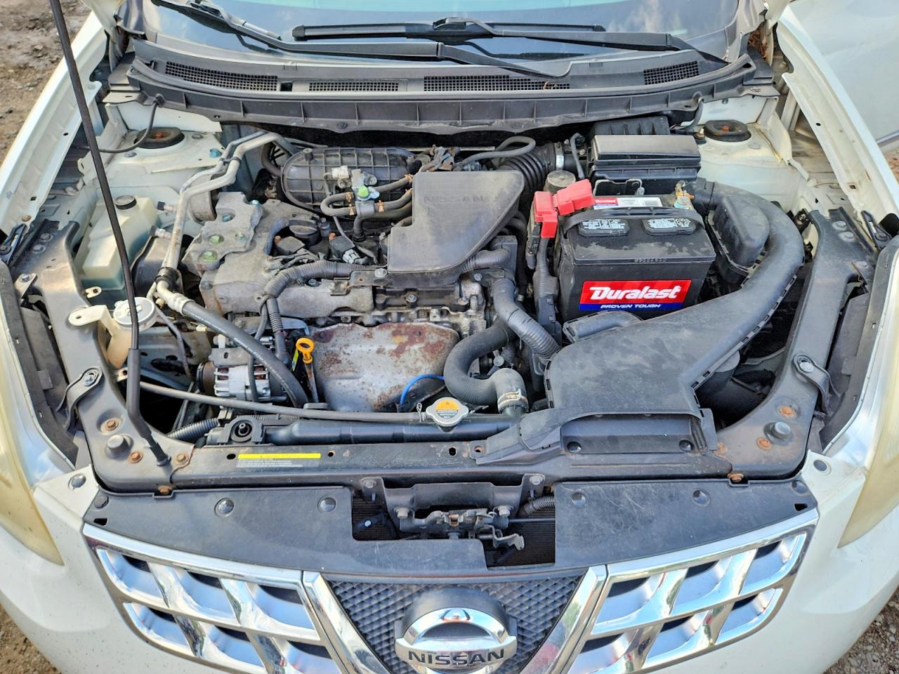 2013 Nissan Rogue S White vin: JN8AS5MV1DW619330