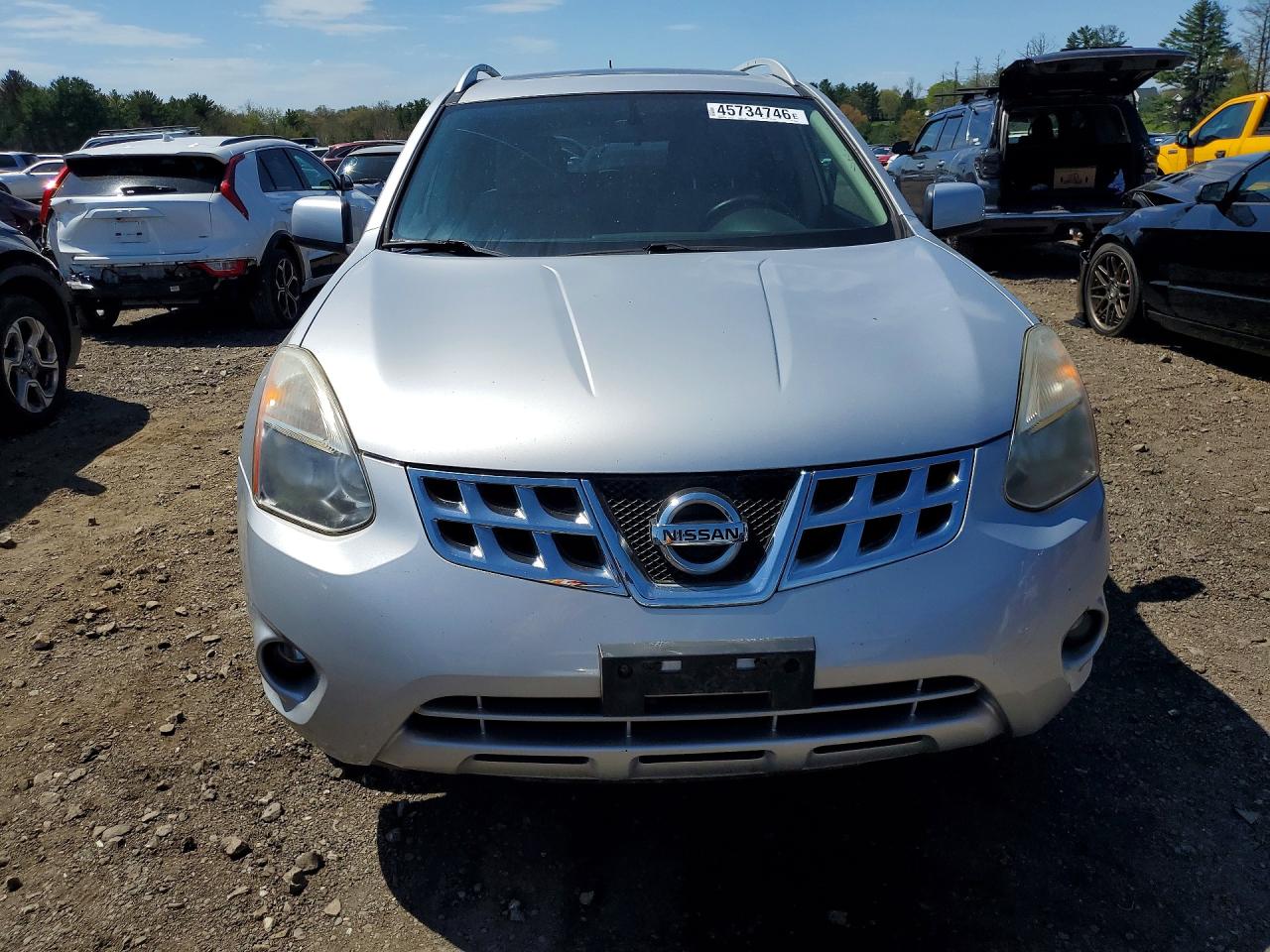 2013 Nissan Rogue S Silver vin: JN8AS5MV1DW626097
