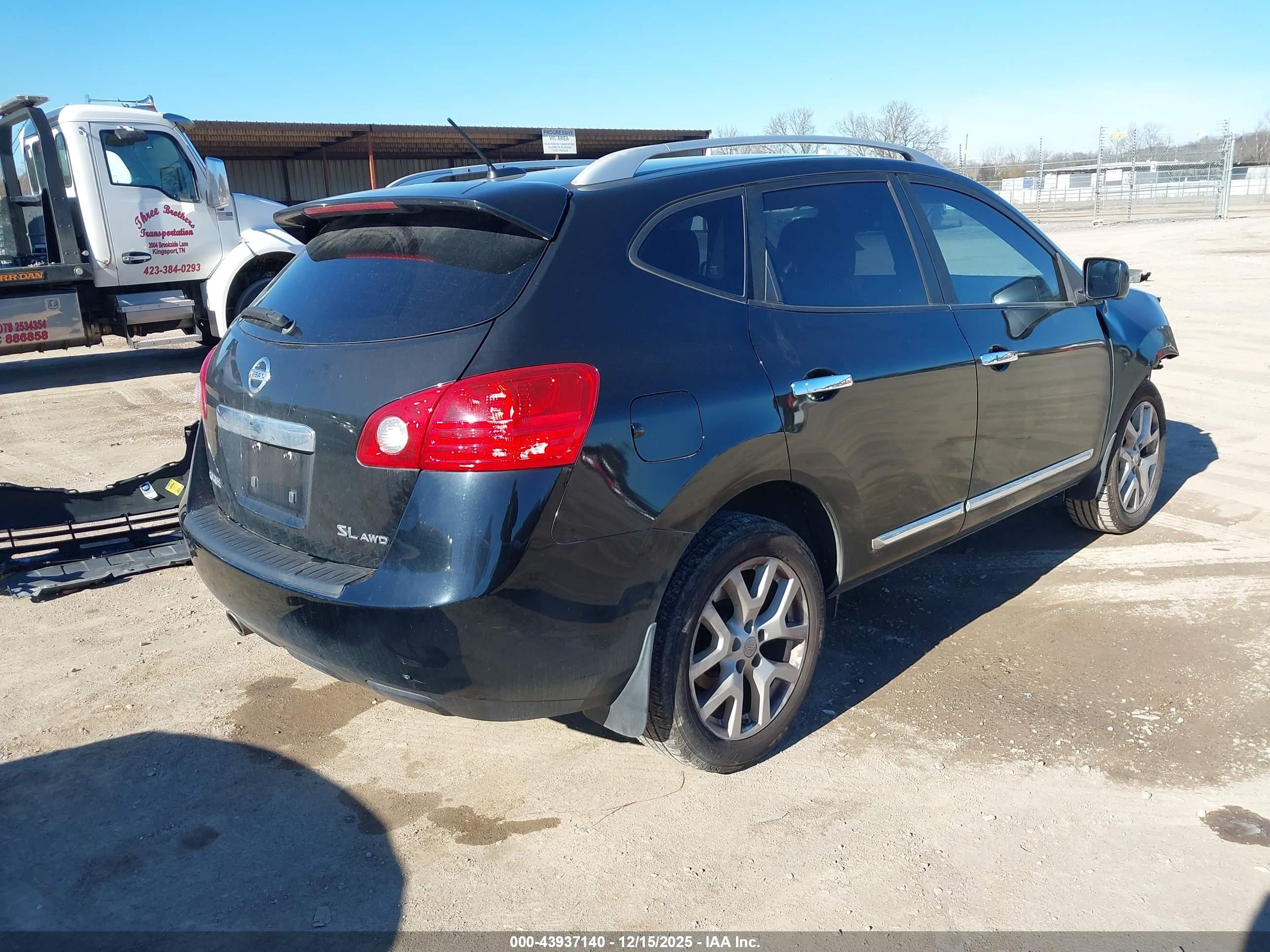 2013 Nissan Rogue Sv W/sl Pkg Black vin: JN8AS5MV1DW640808
