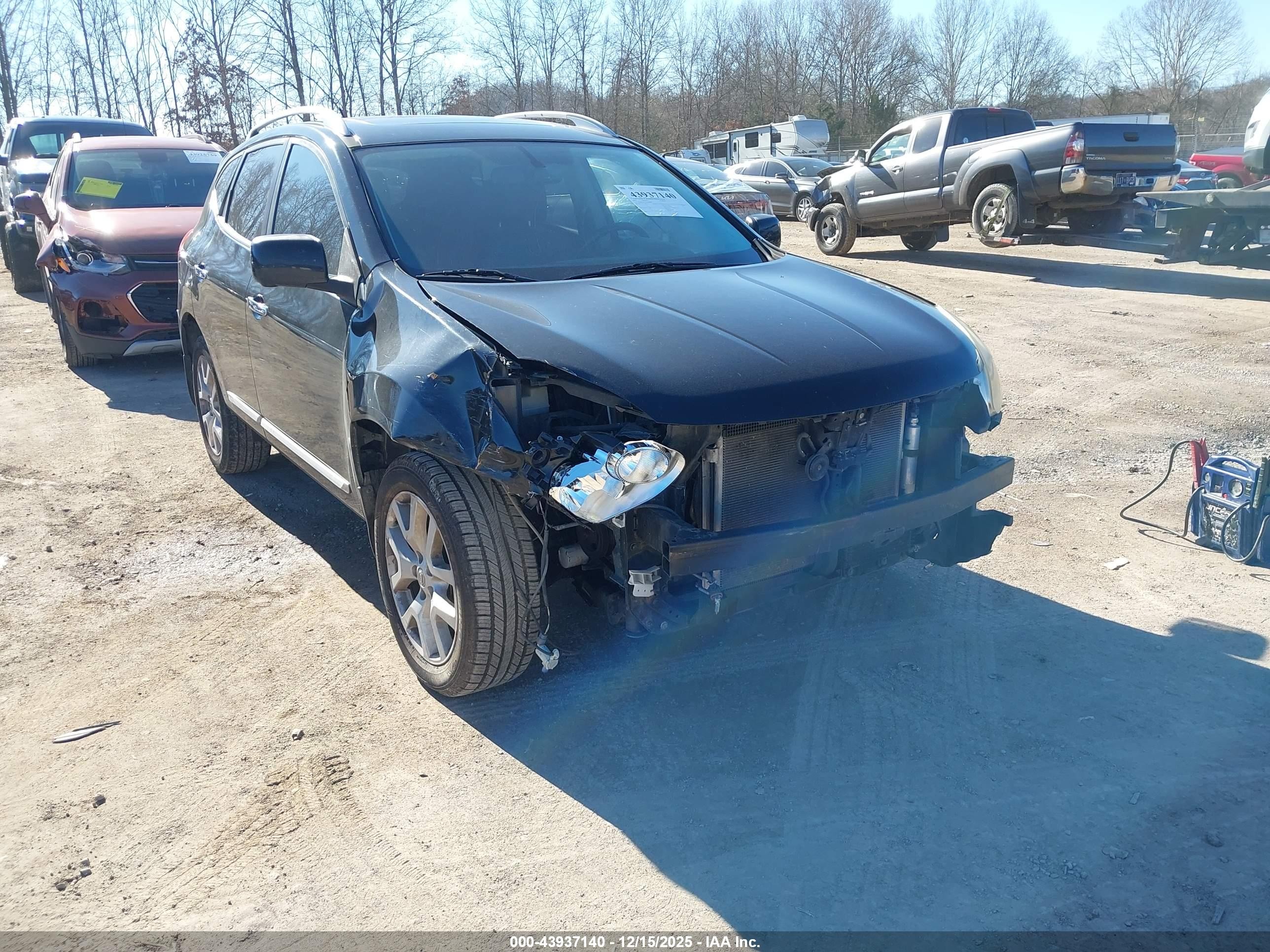 2013 Nissan Rogue Sv W/sl Pkg Black vin: JN8AS5MV1DW640808