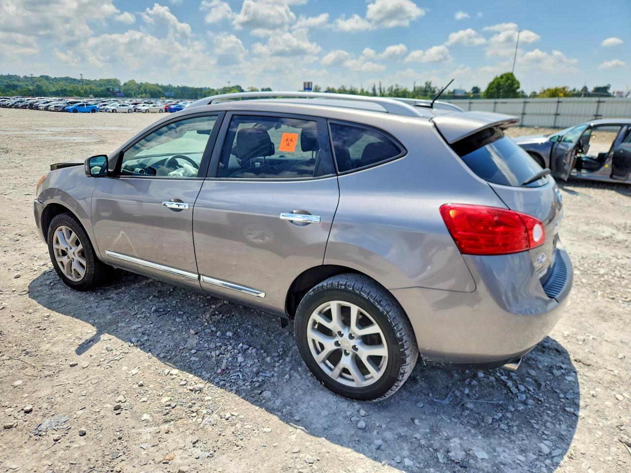 2013 Nissan Rogue S Серый vin: JN8AS5MV1DW641957