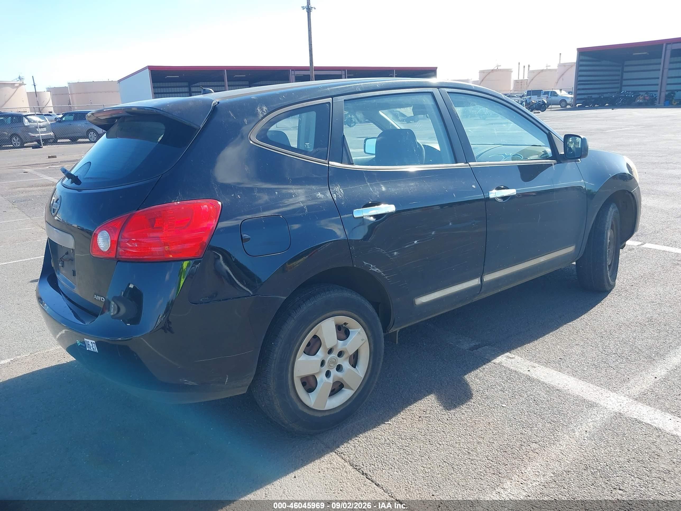 2013 Nissan Rogue S Black vin: JN8AS5MV1DW643935
