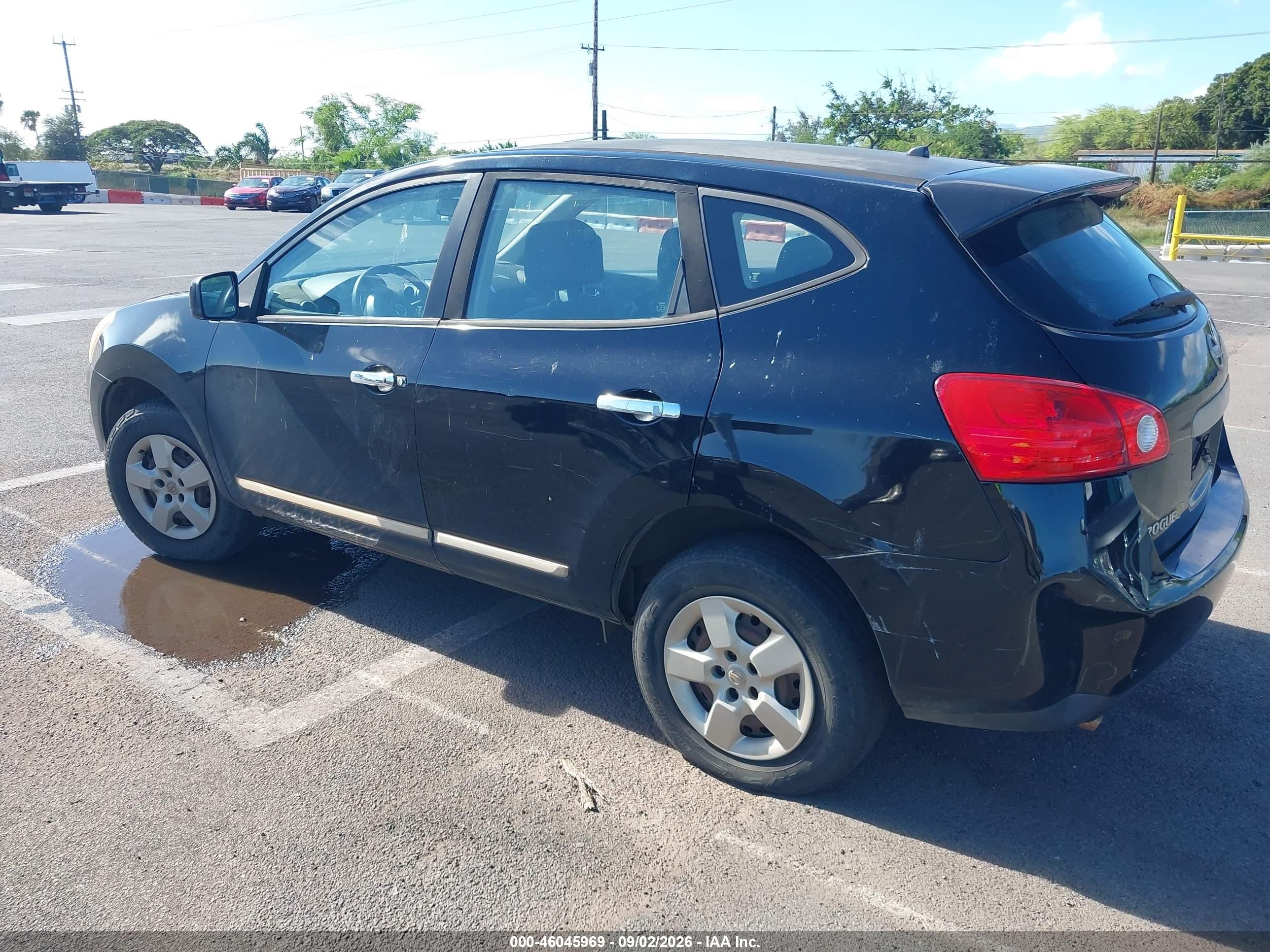 2013 Nissan Rogue S Black vin: JN8AS5MV1DW643935