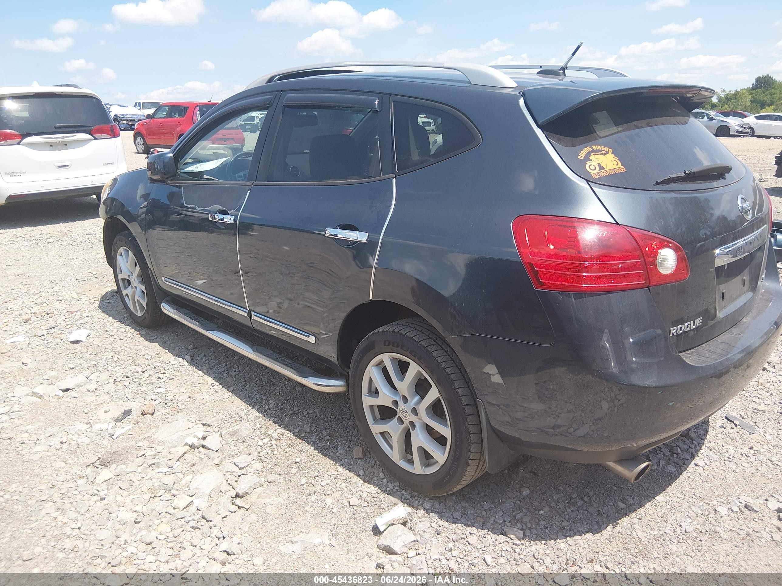 2013 Nissan Rogue Sv W/sl Pkg Blue vin: JN8AS5MV1DW653395