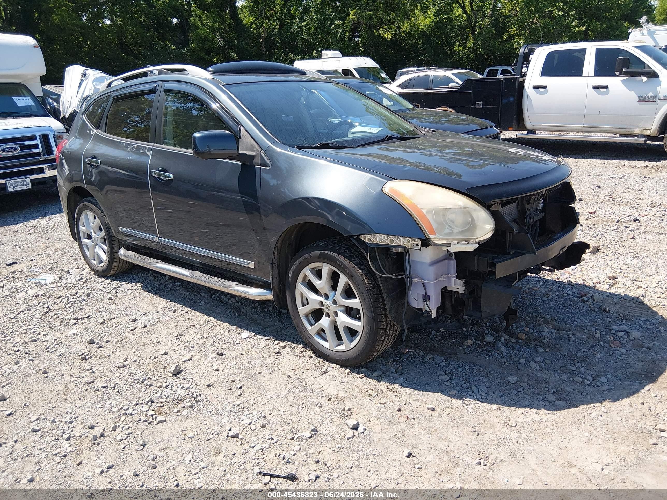 2013 Nissan Rogue Sv W/sl Pkg Blue vin: JN8AS5MV1DW653395