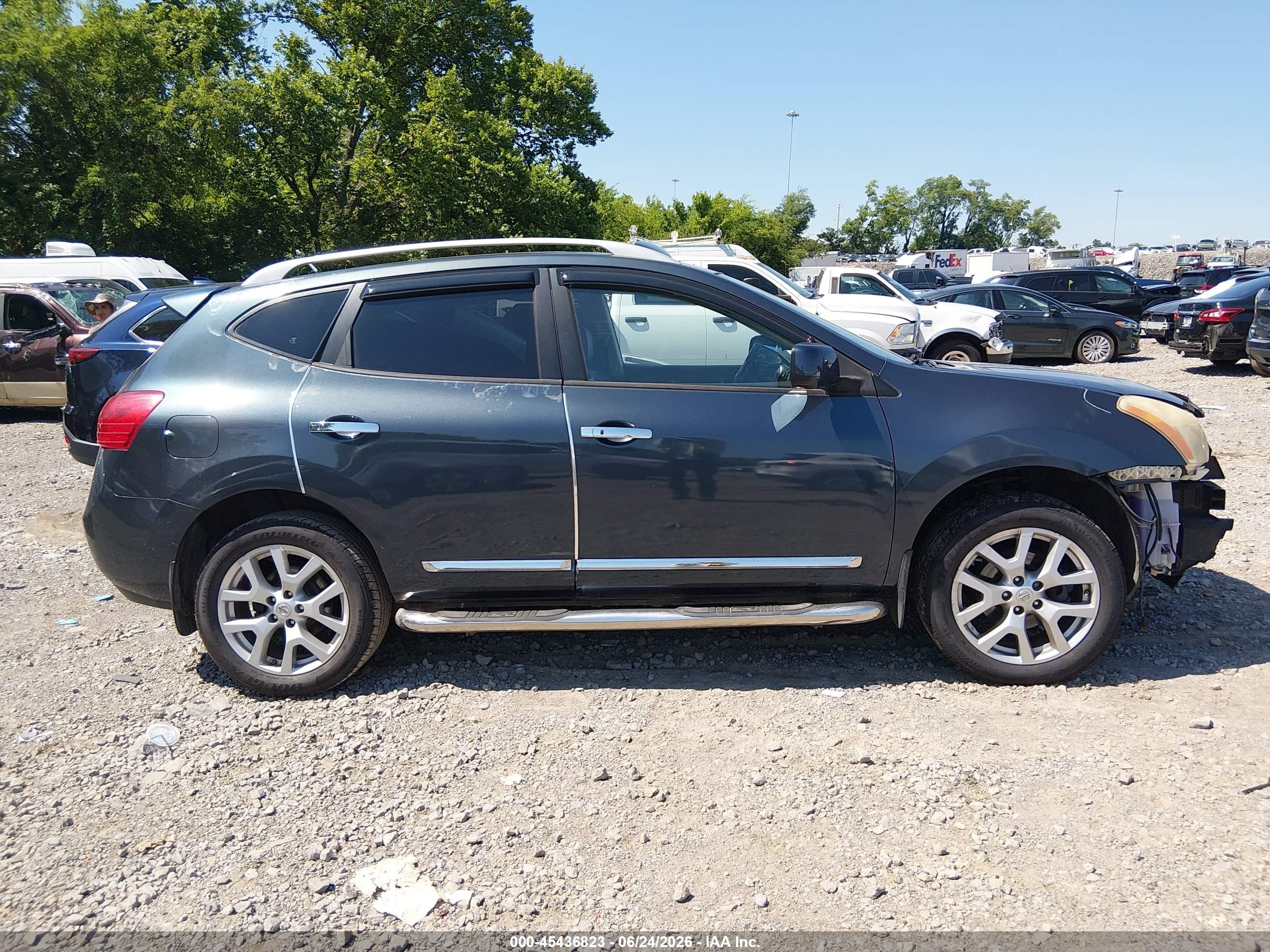 2013 Nissan Rogue Sv W/sl Pkg Blue vin: JN8AS5MV1DW653395
