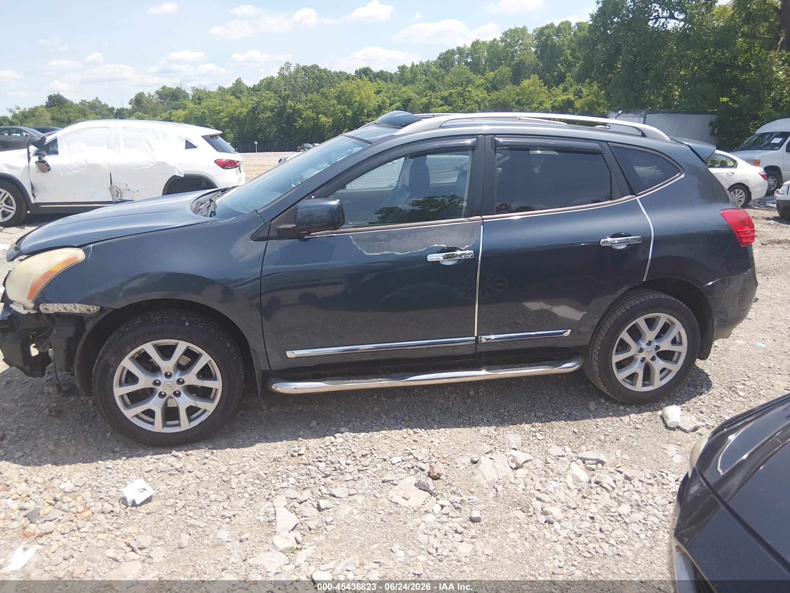 2013 Nissan Rogue Sv W/sl Pkg Blue vin: JN8AS5MV1DW653395