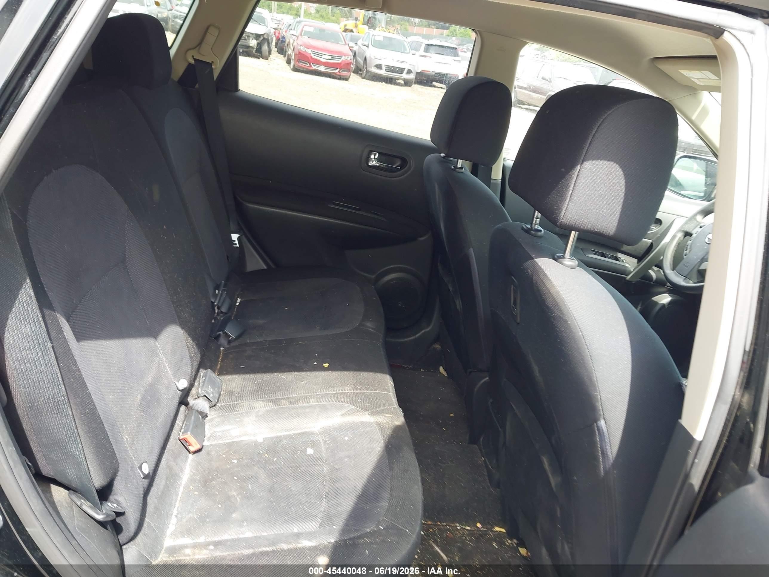 2013 Nissan Rogue S Black vin: JN8AS5MV1DW654174