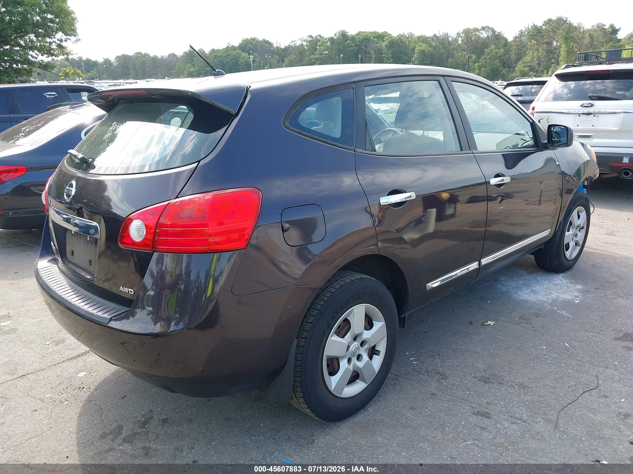 2013 Nissan Rogue S Purple vin: JN8AS5MV1DW655342