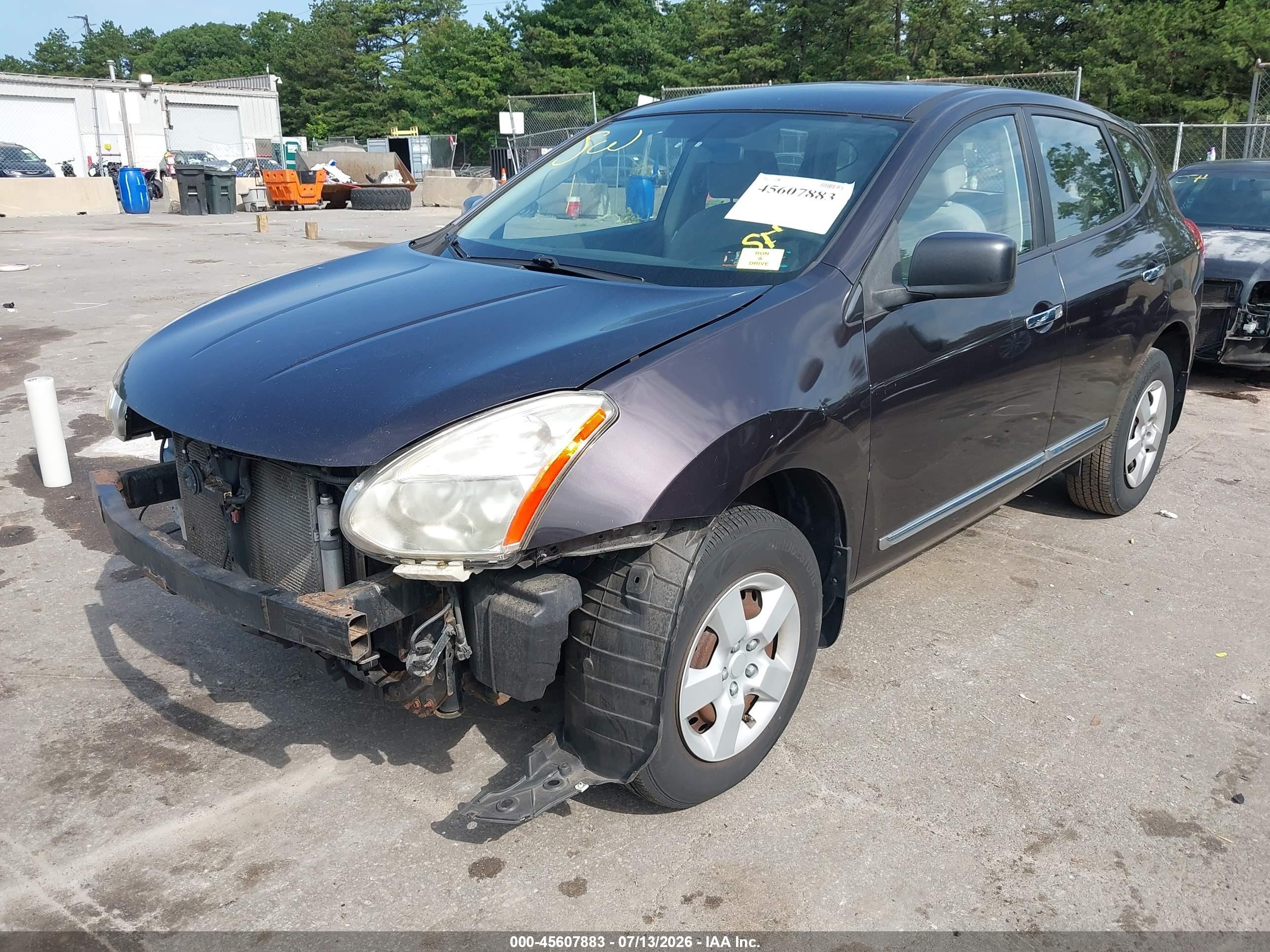 2013 Nissan Rogue S Purple vin: JN8AS5MV1DW655342